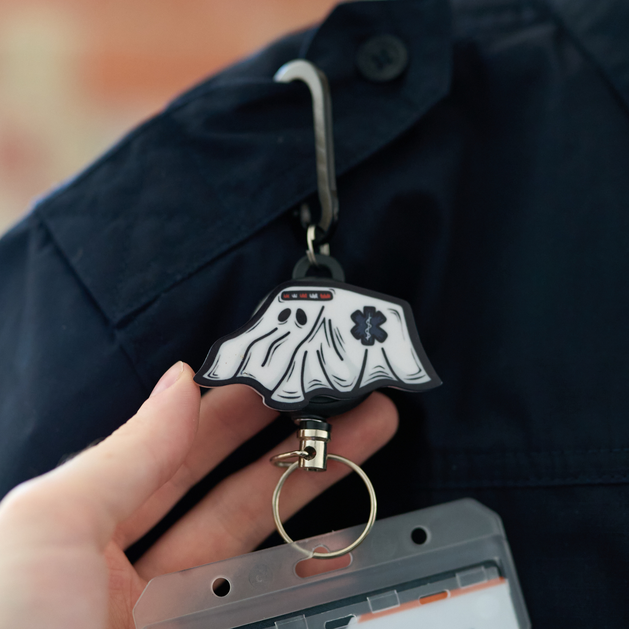 Boo Boo Bus Badge Reel