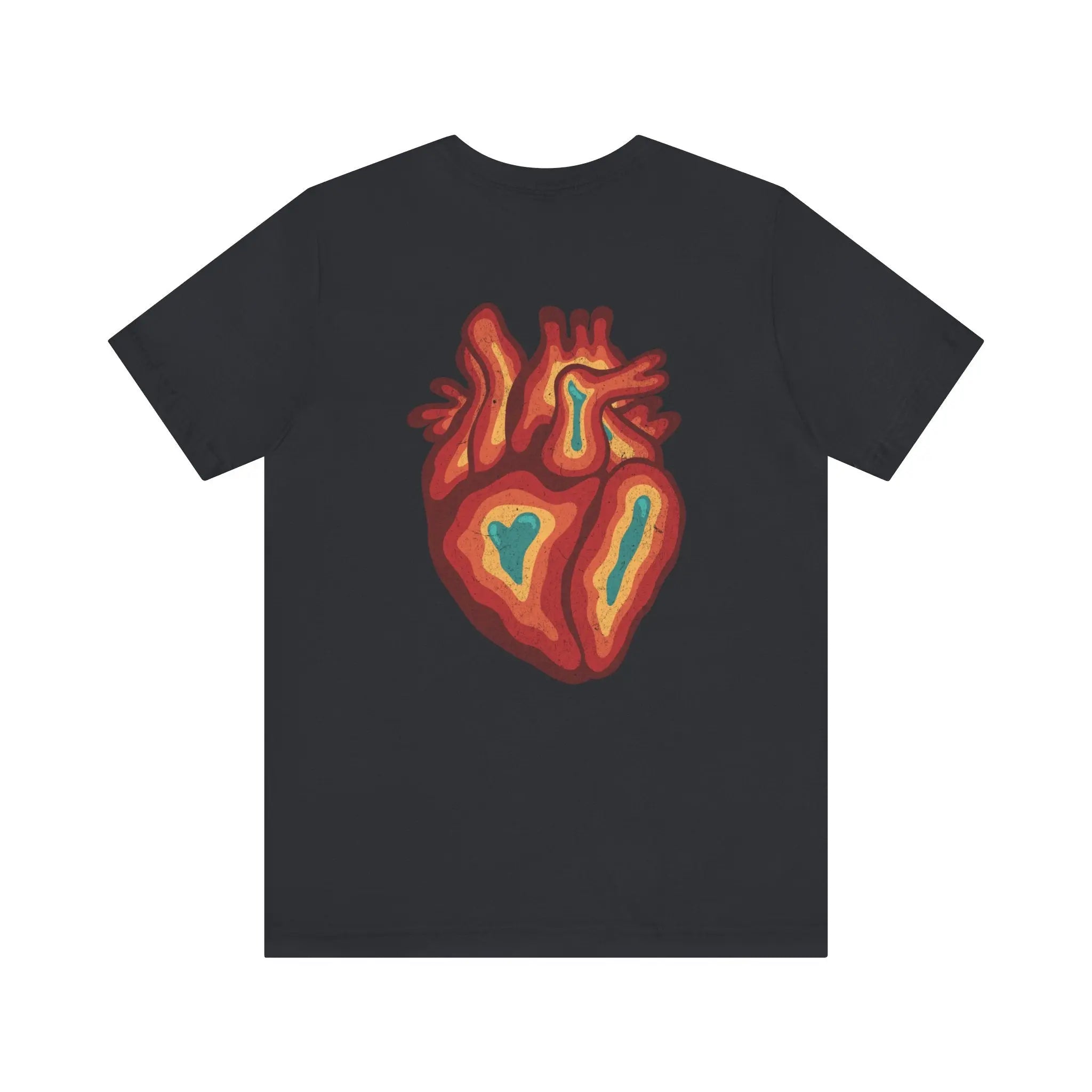 Anatomical Heart Grunge Unisex T-Shirt - Rescue Candy
