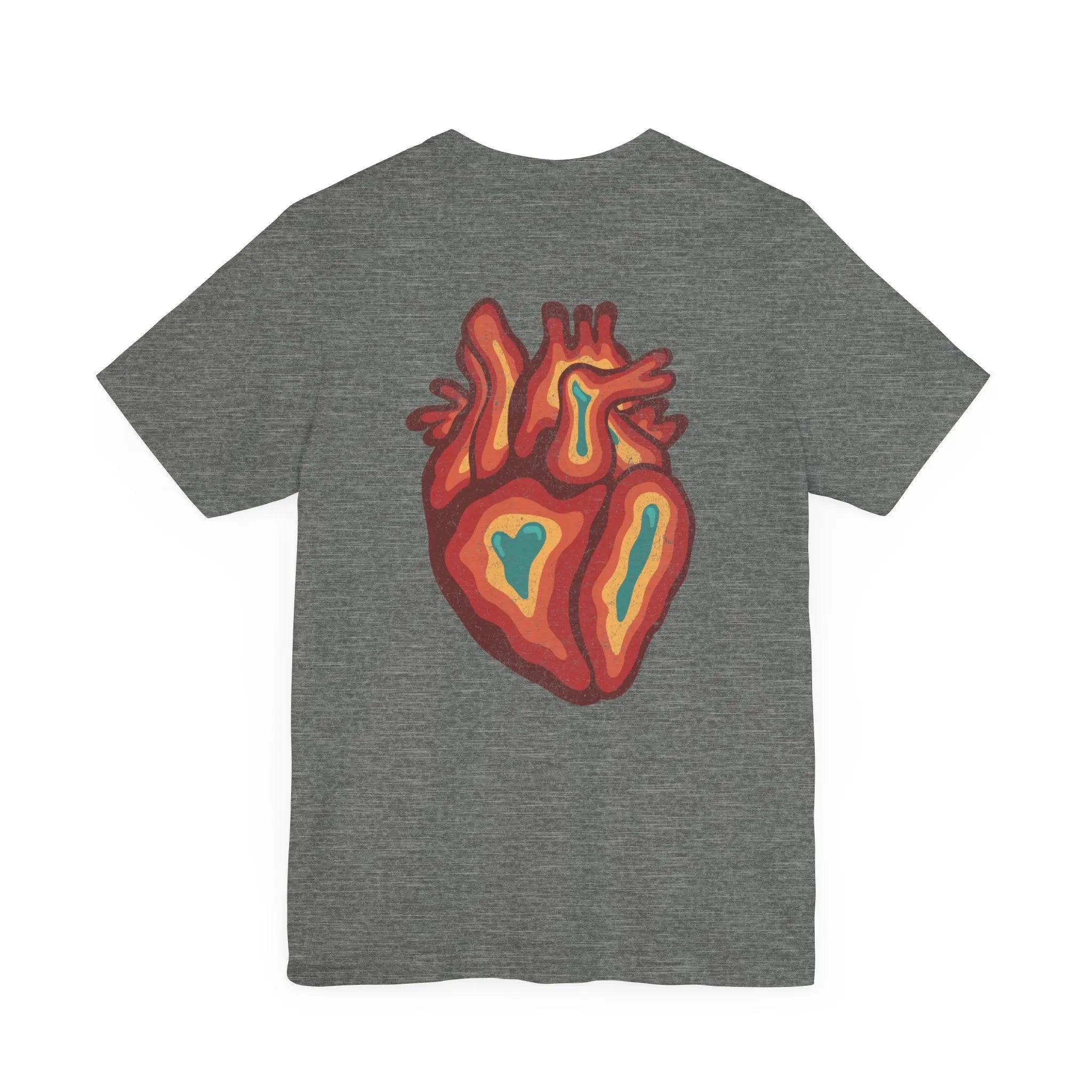 Anatomical Heart Grunge Unisex T-Shirt - Rescue Candy
