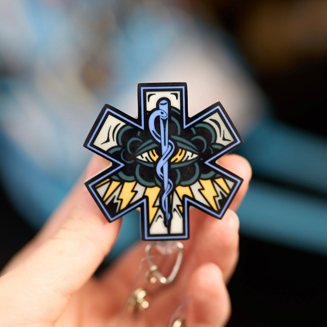 Black Cloud Badge Reel