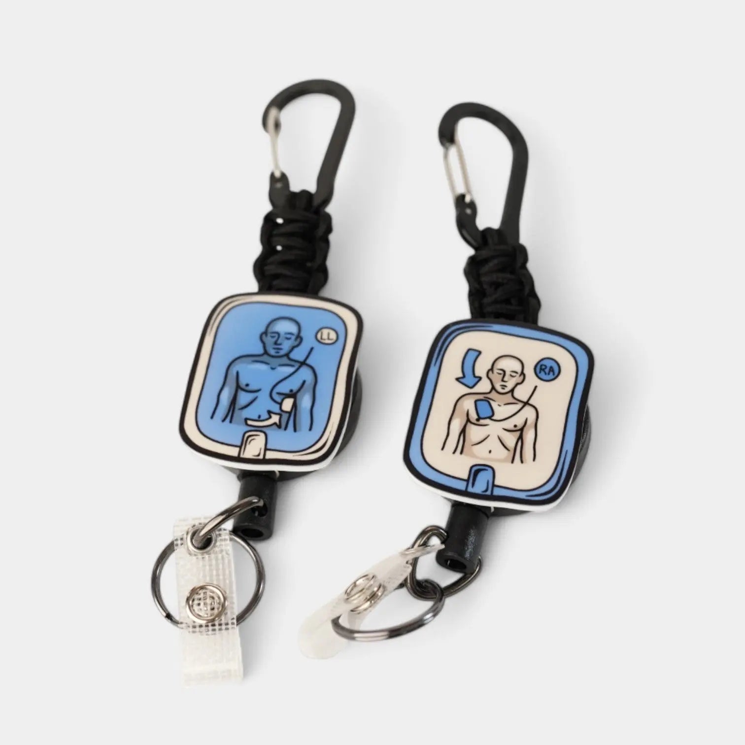 AED Pads Partner Badge Reels - Rescue Candy