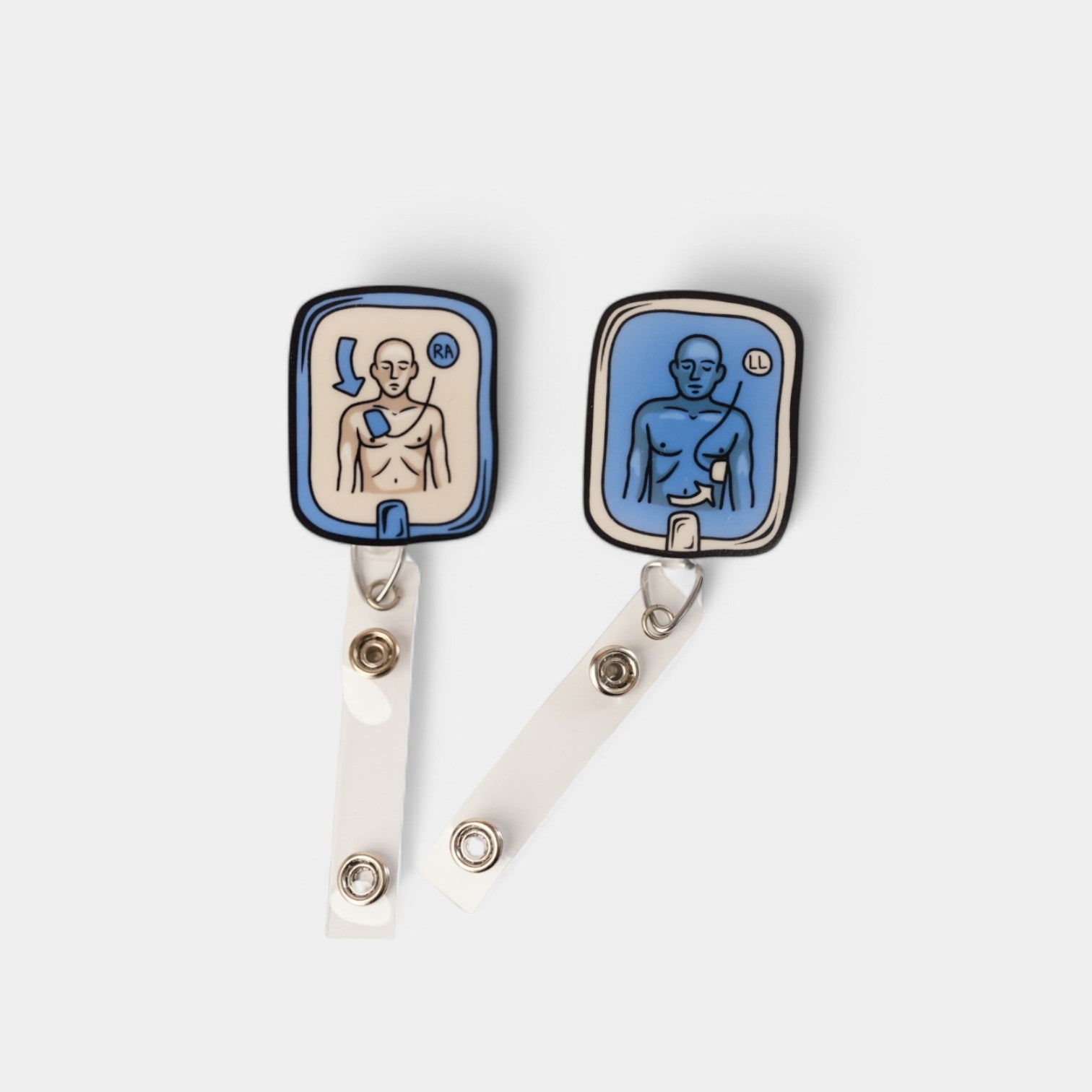 AED Pads Partner Badge Reels