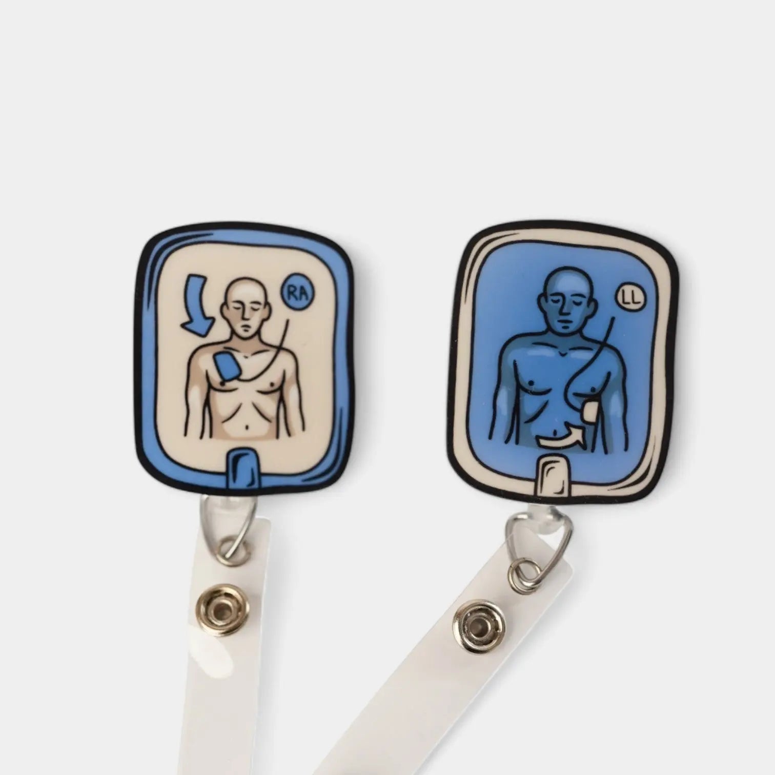 AED Pads Partner Badge Reels - Rescue Candy