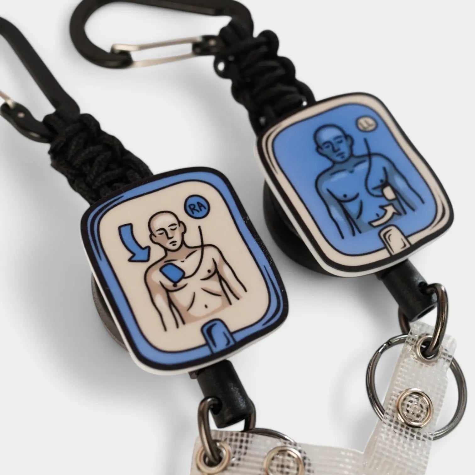 AED Pads Partner Badge Reels - Rescue Candy