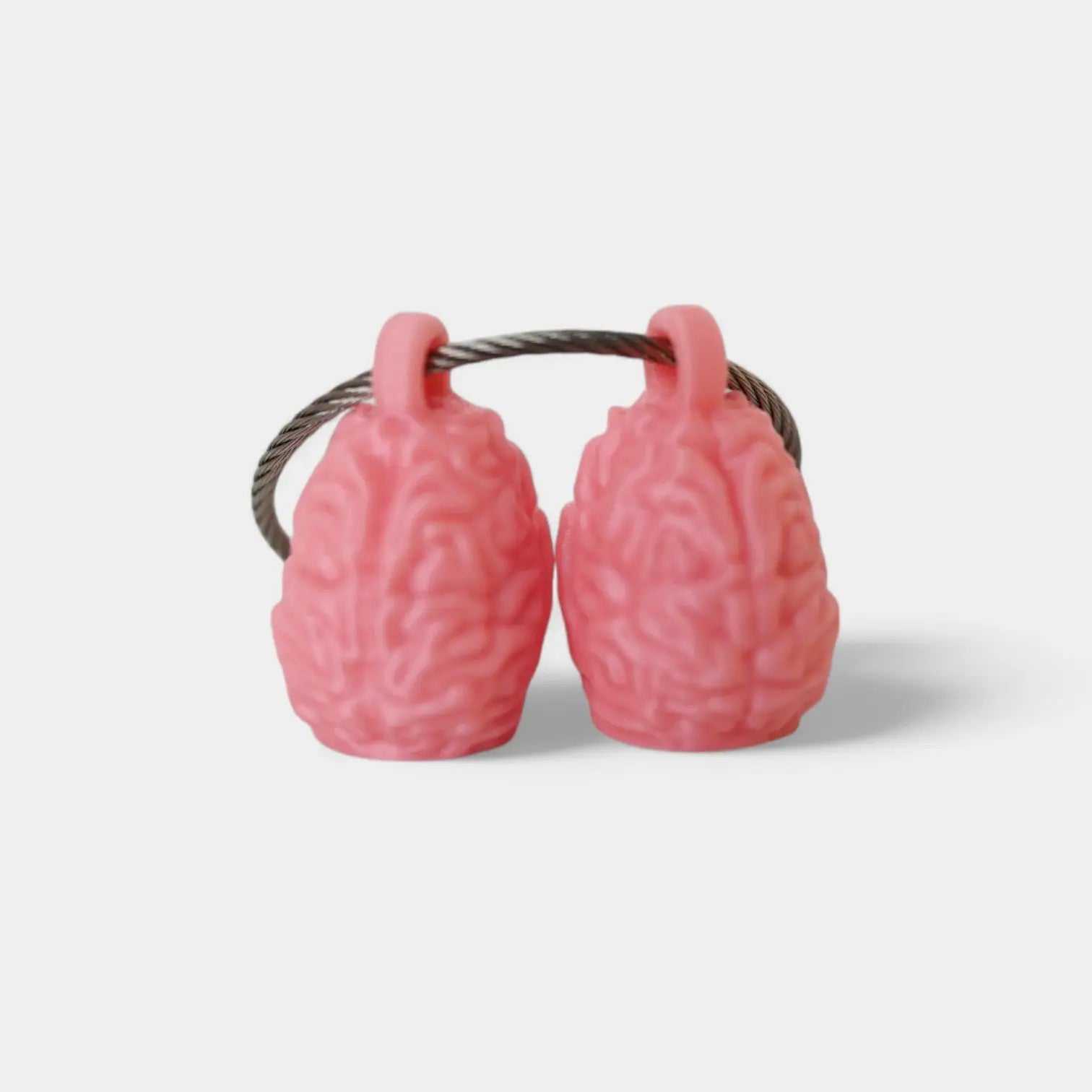 Pink Glow Orange Brain Cap Clip 2-pack - Rescue Candy