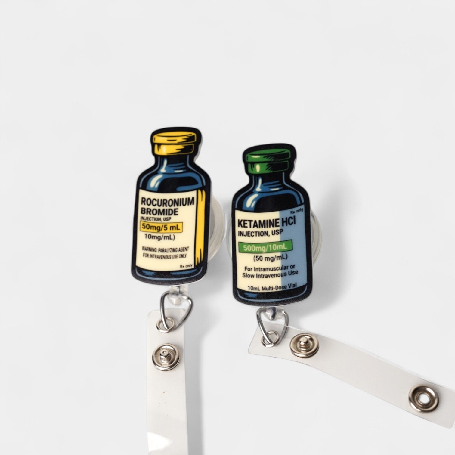 Ketamine and Roc Vials Partner Badge Reels