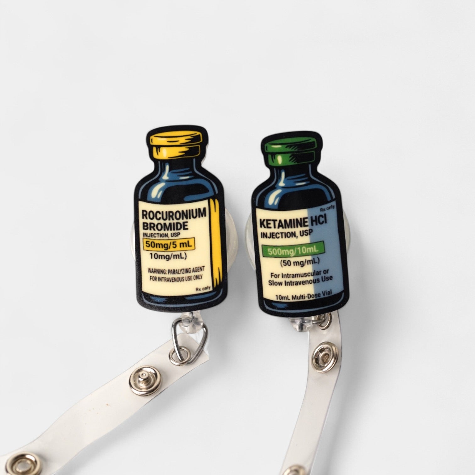 Ketamine and Roc Vials Partner Badge Reels