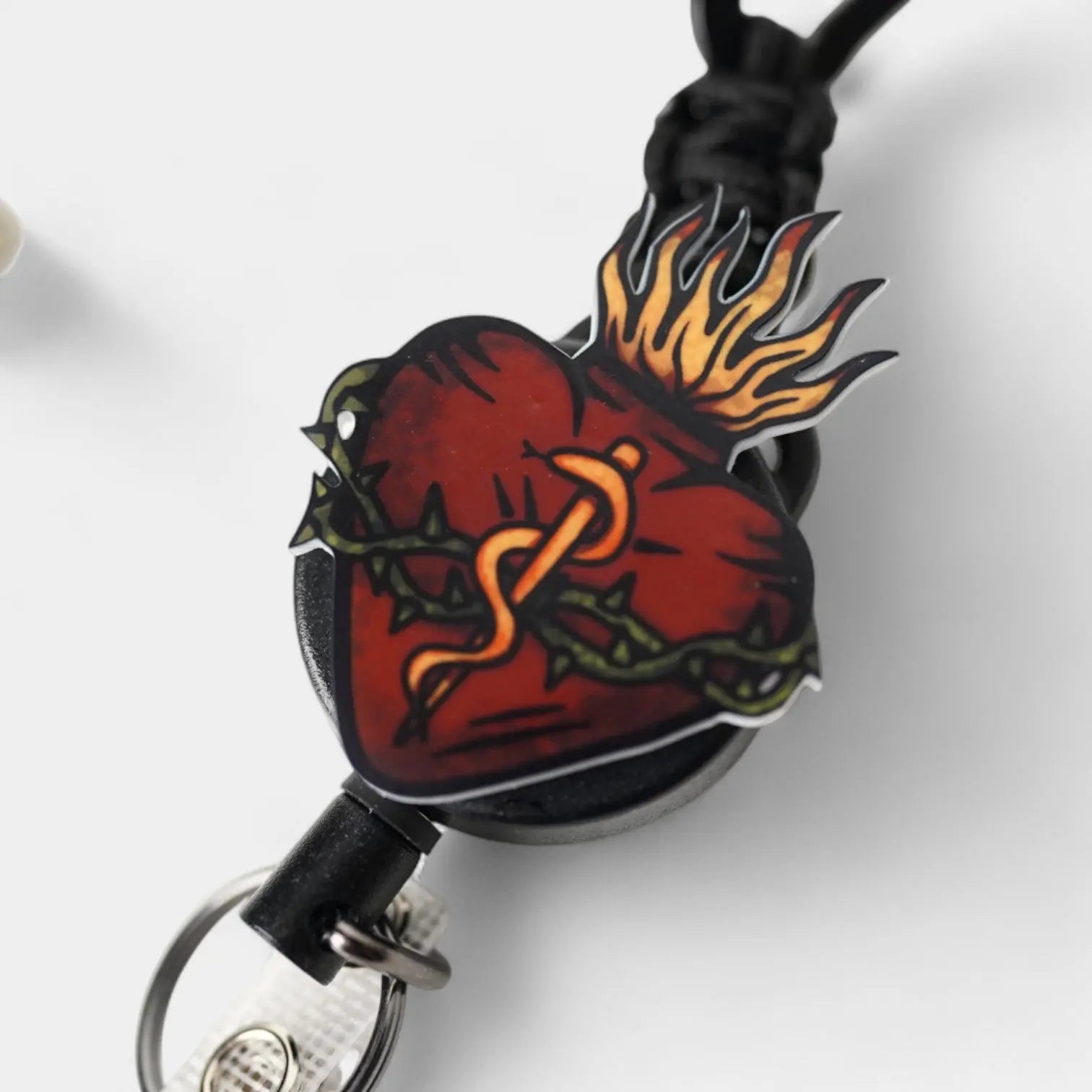 Sacred Heart Badge Reel - Rescue Candy