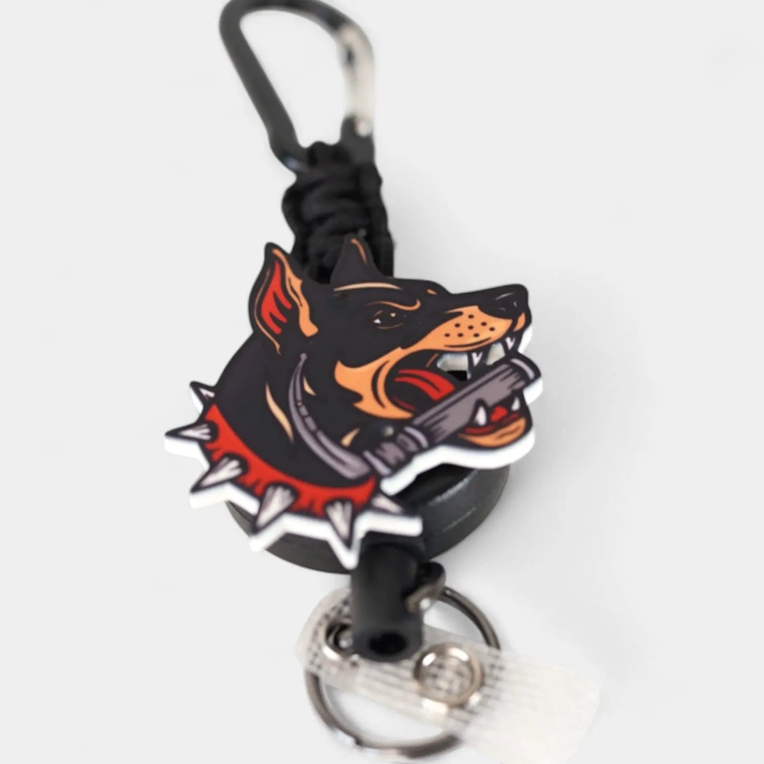 Doberman Badge Reel - Rescue Candy