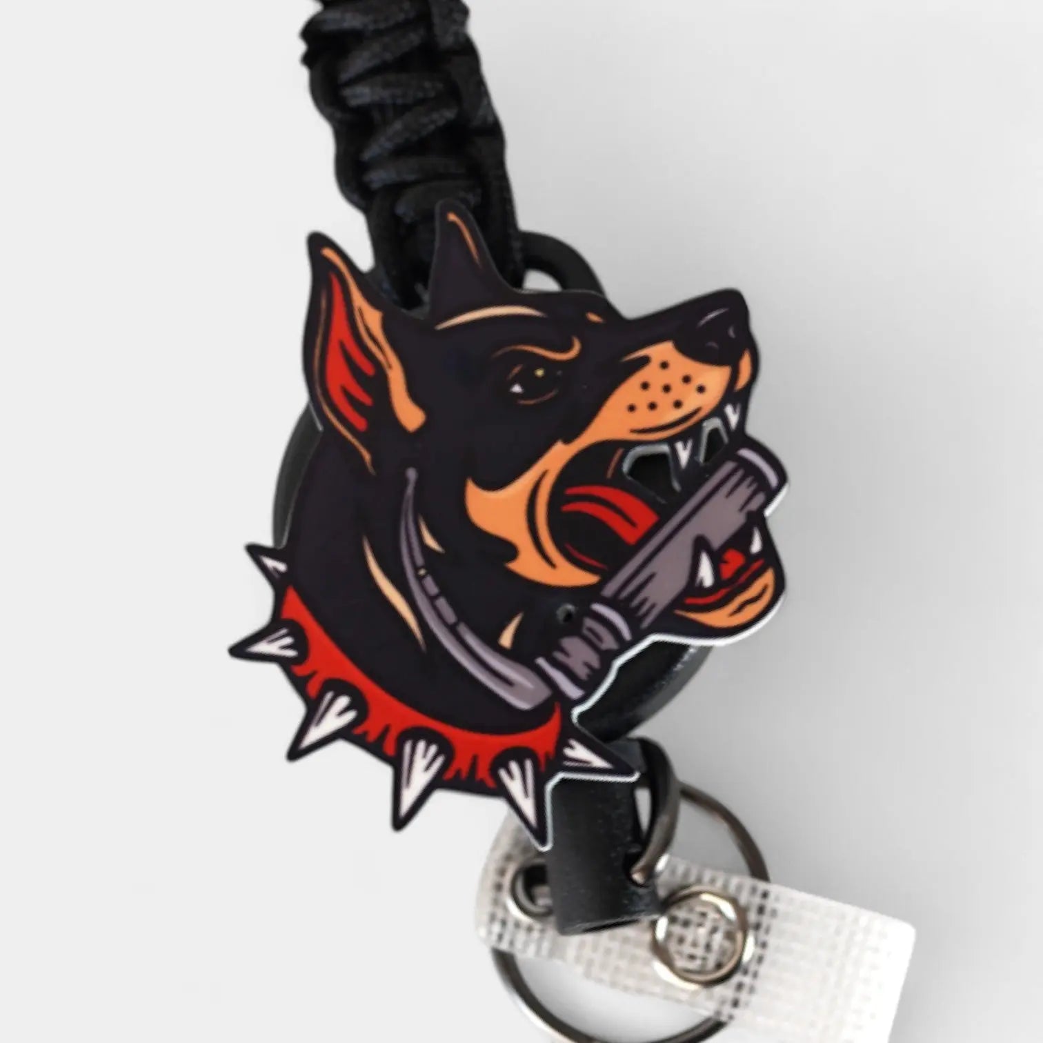 Doberman Badge Reel - Rescue Candy