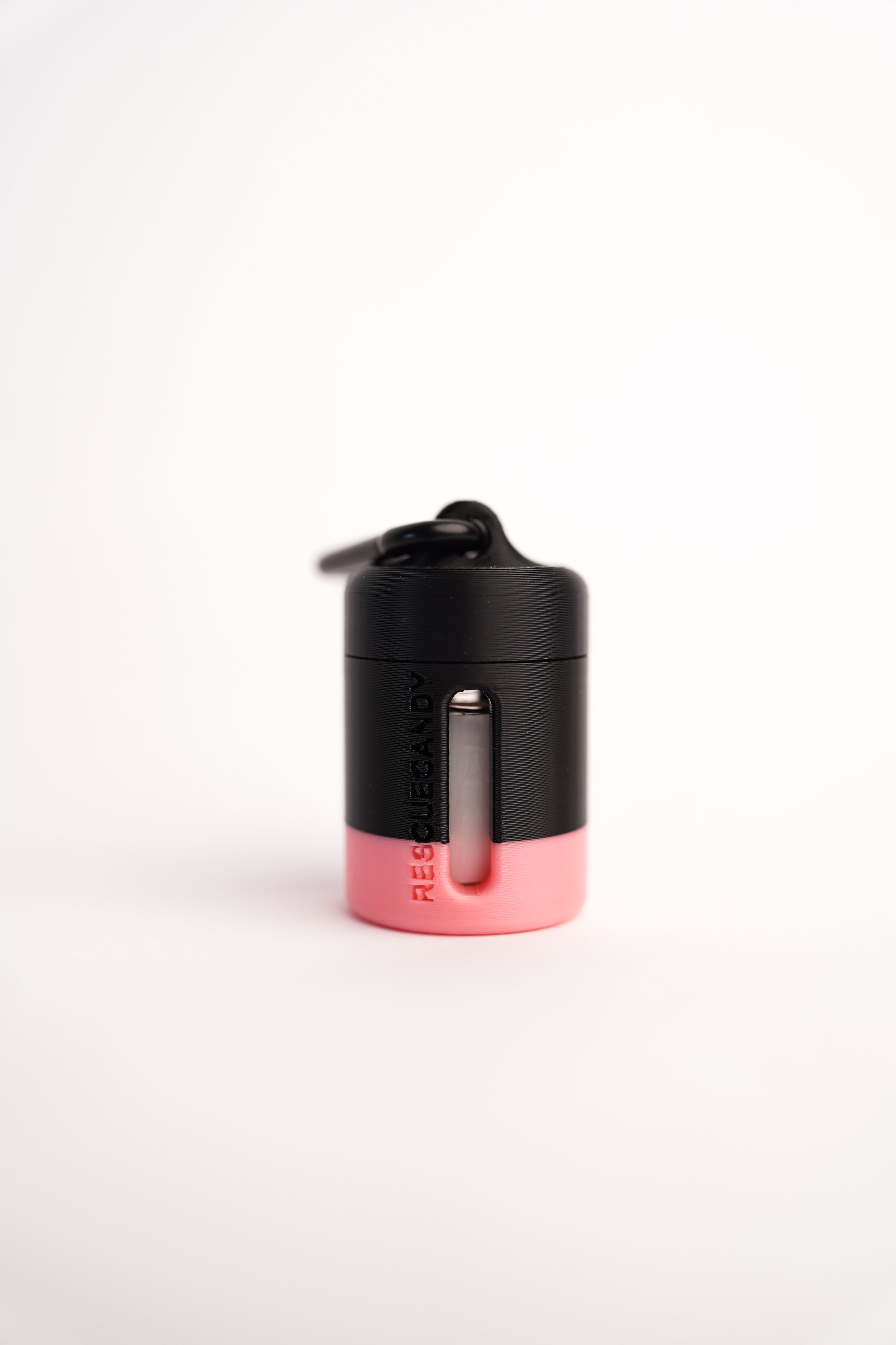 Black Glow Pink Stripe Vial Vault