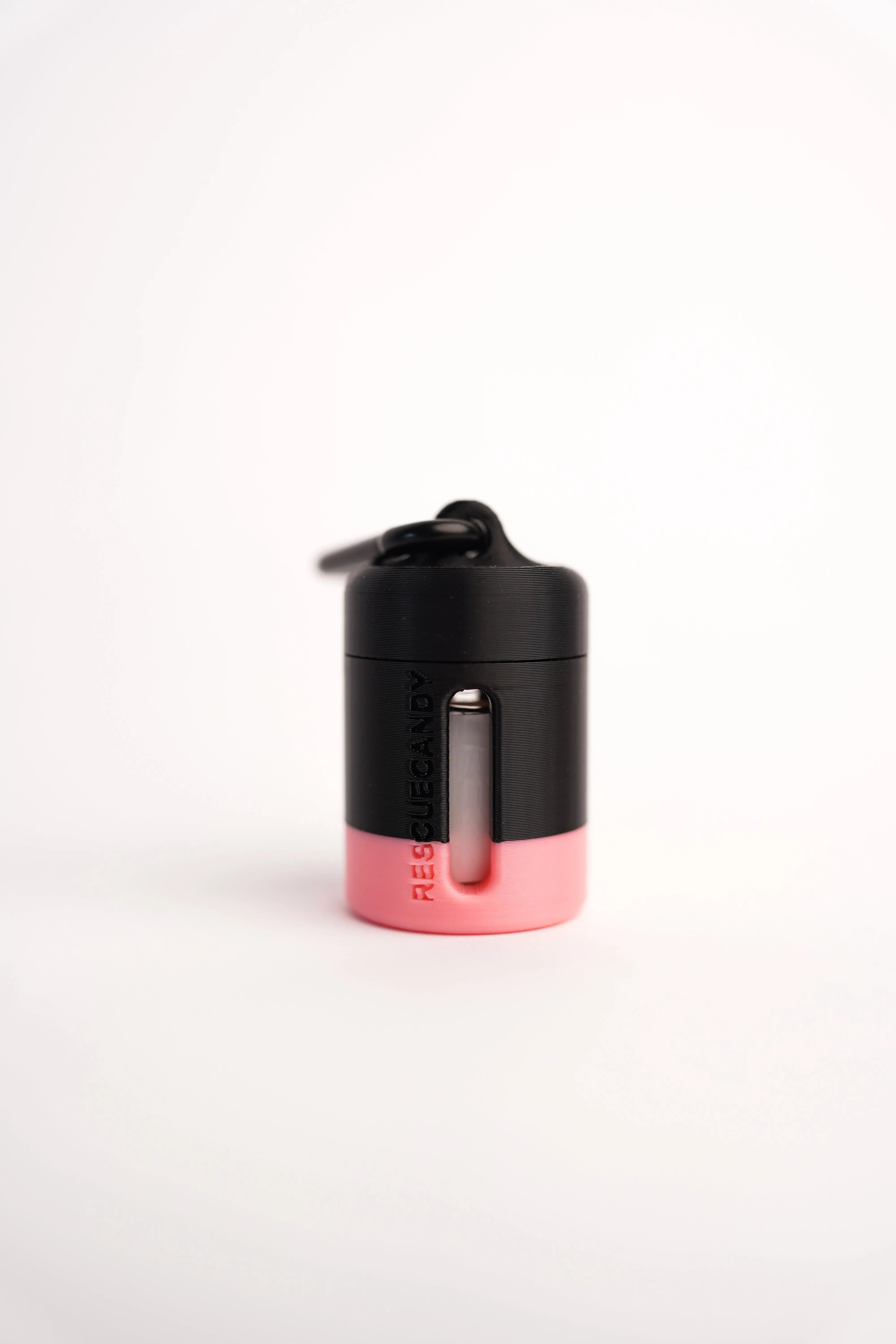 Black Glow Pink Stripe Vial Vault - Rescue Candy