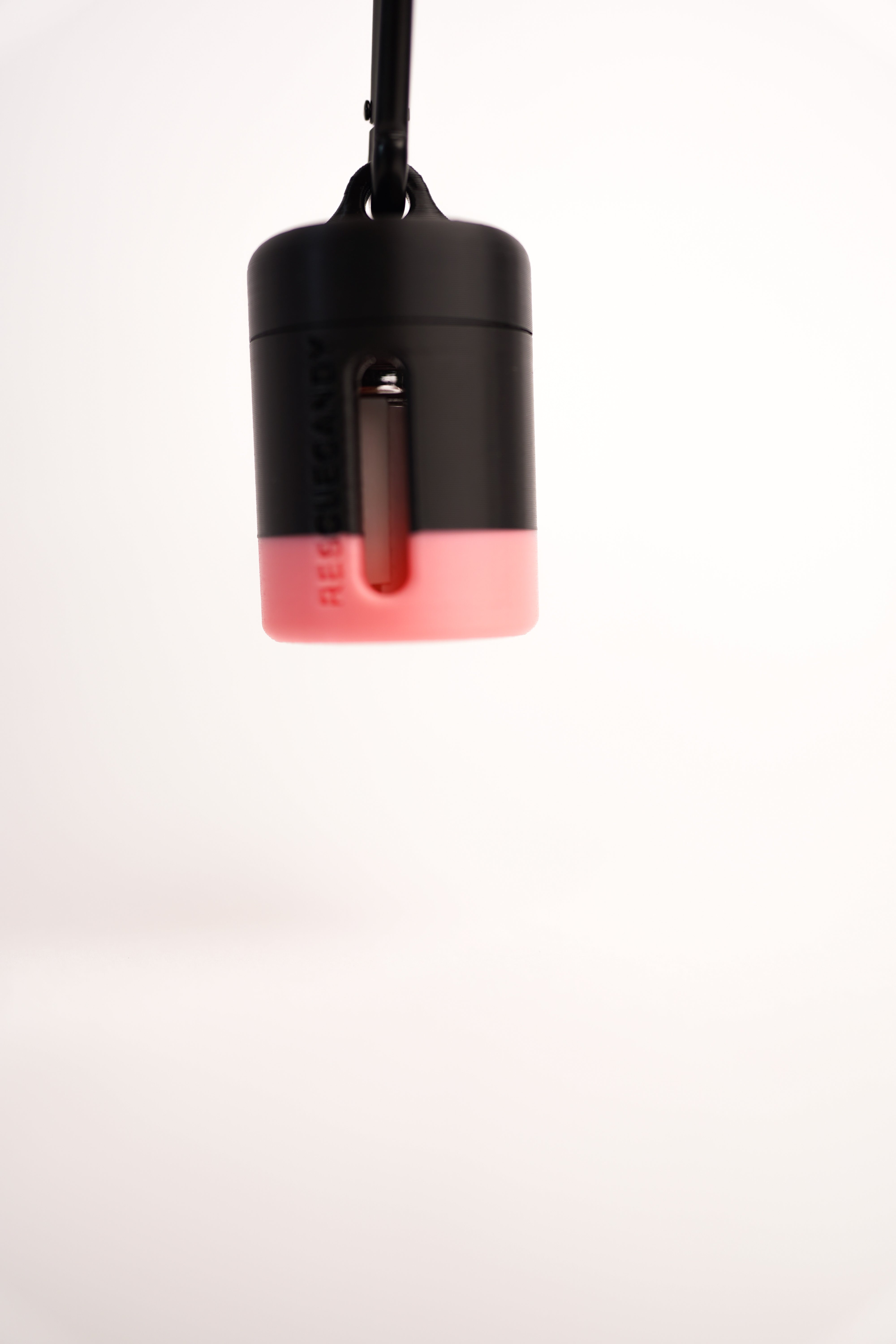 Black Glow Pink Stripe Vial Vault