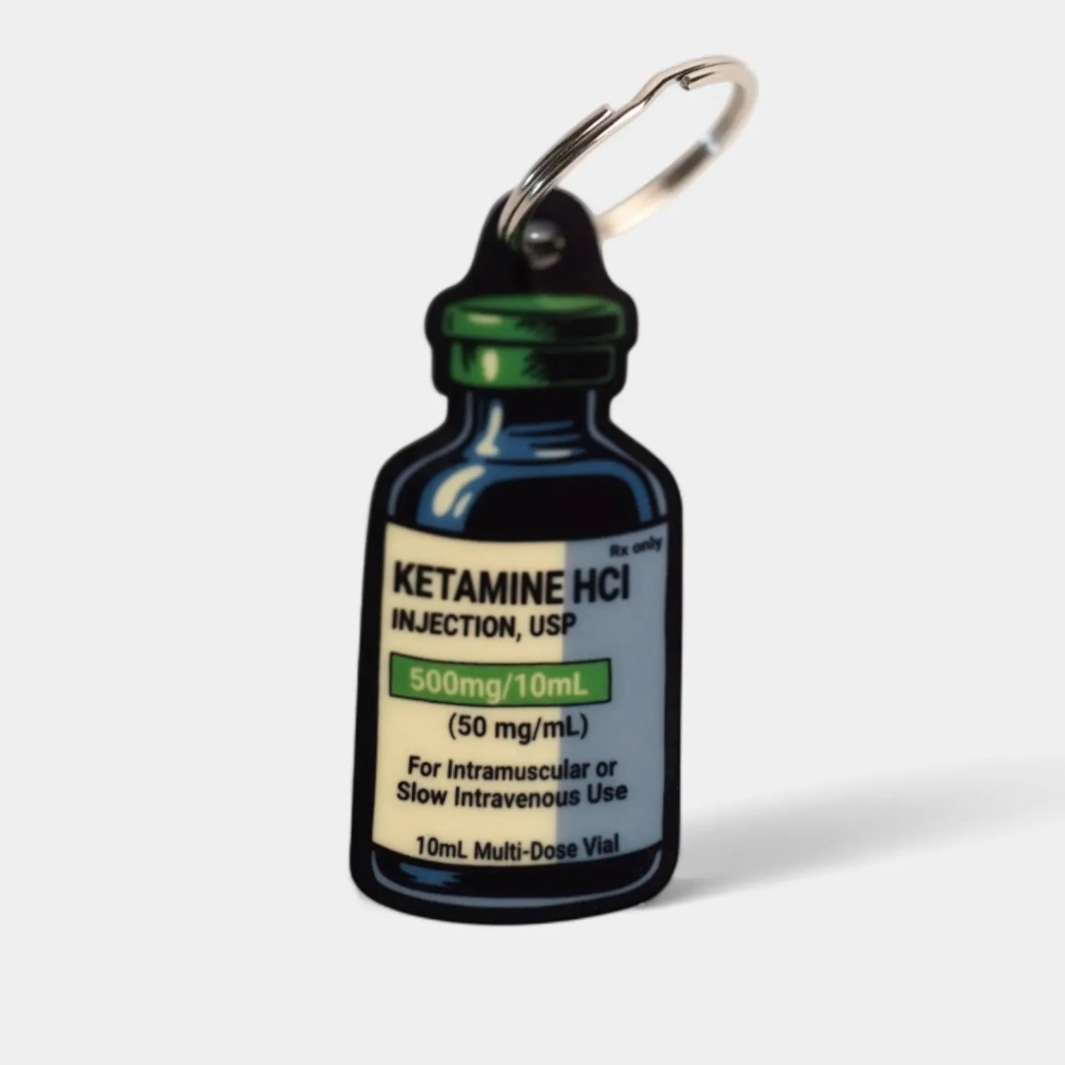 Ketamine Vial Keychain - Rescue Candy