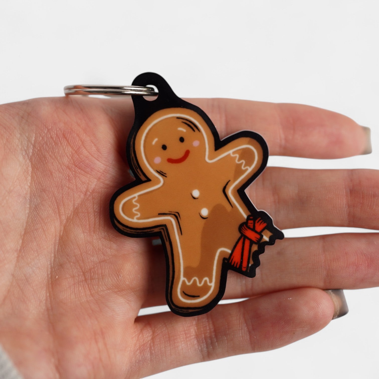 Tourniquet Gingerbread Man Keychain
