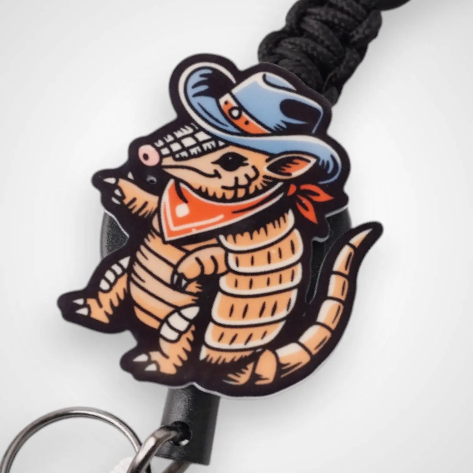 Cowboy Armadillo Badge Reel