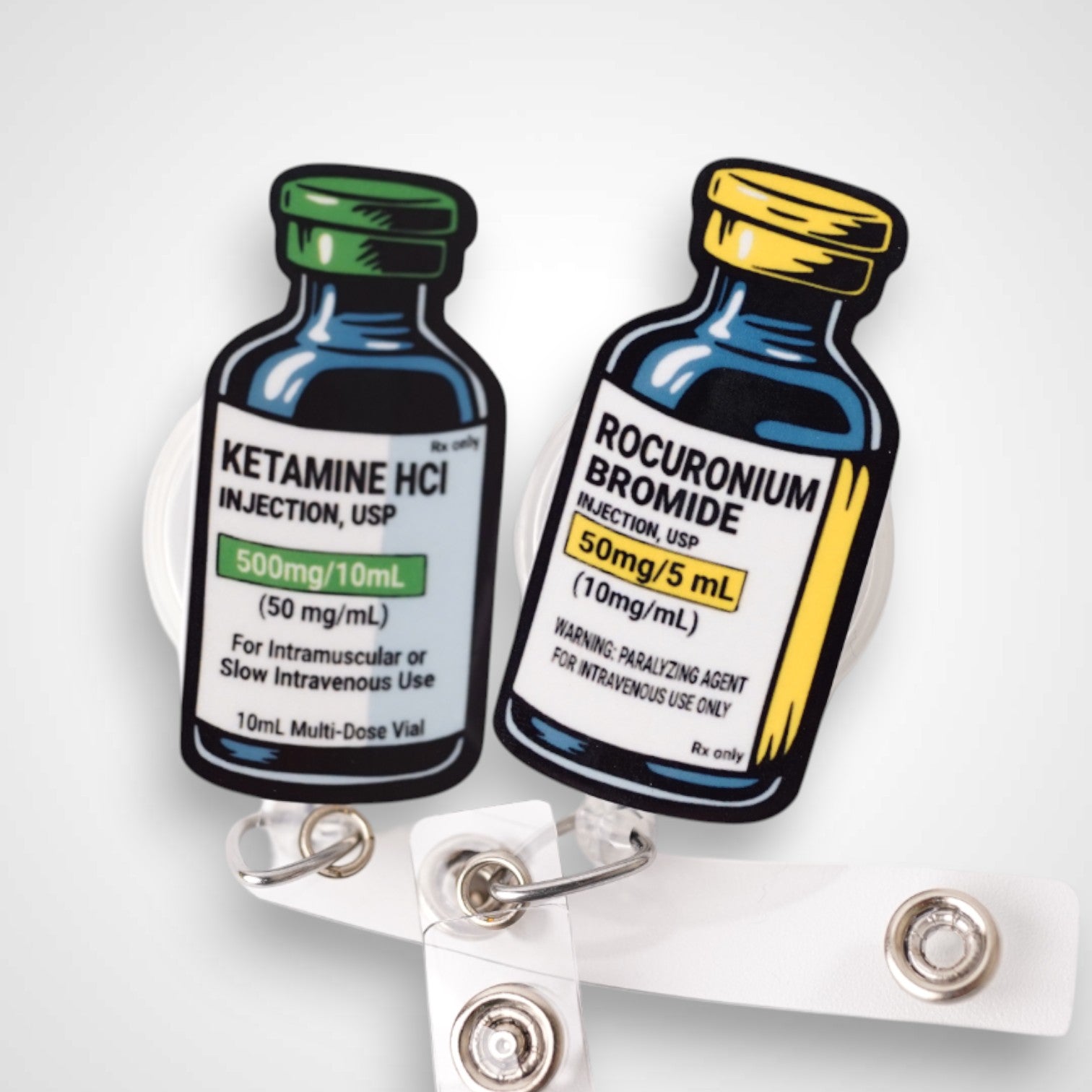 Ketamine and Roc Vials Partner Badge Reels