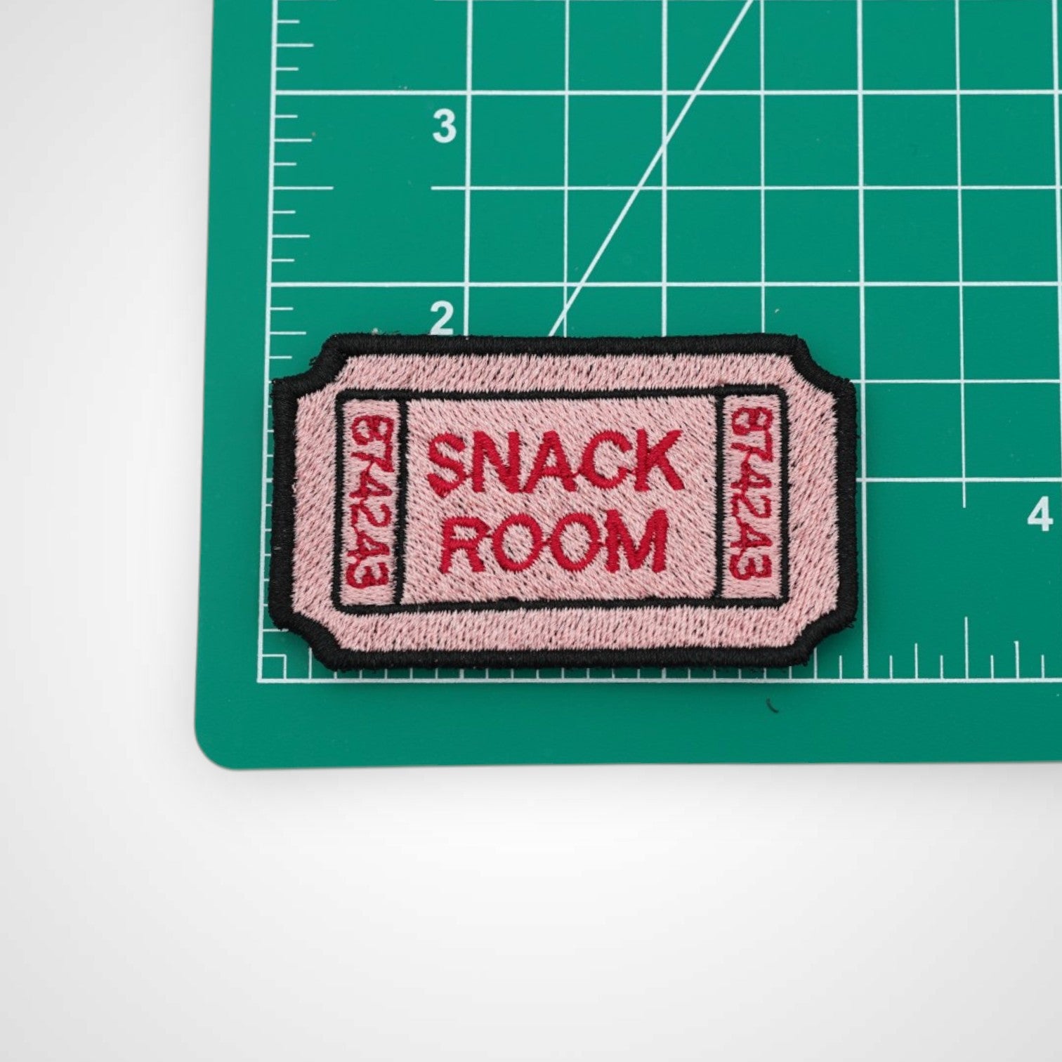 Snack Room Ticket Velcro Patch