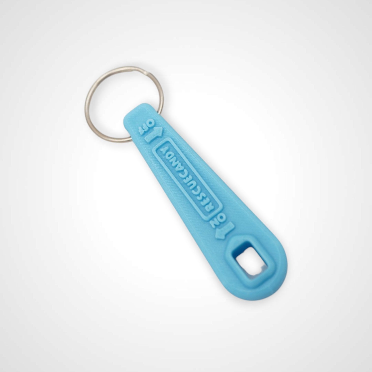 MISPRINT Mini Blue Glow Teal Oxygen Wrench