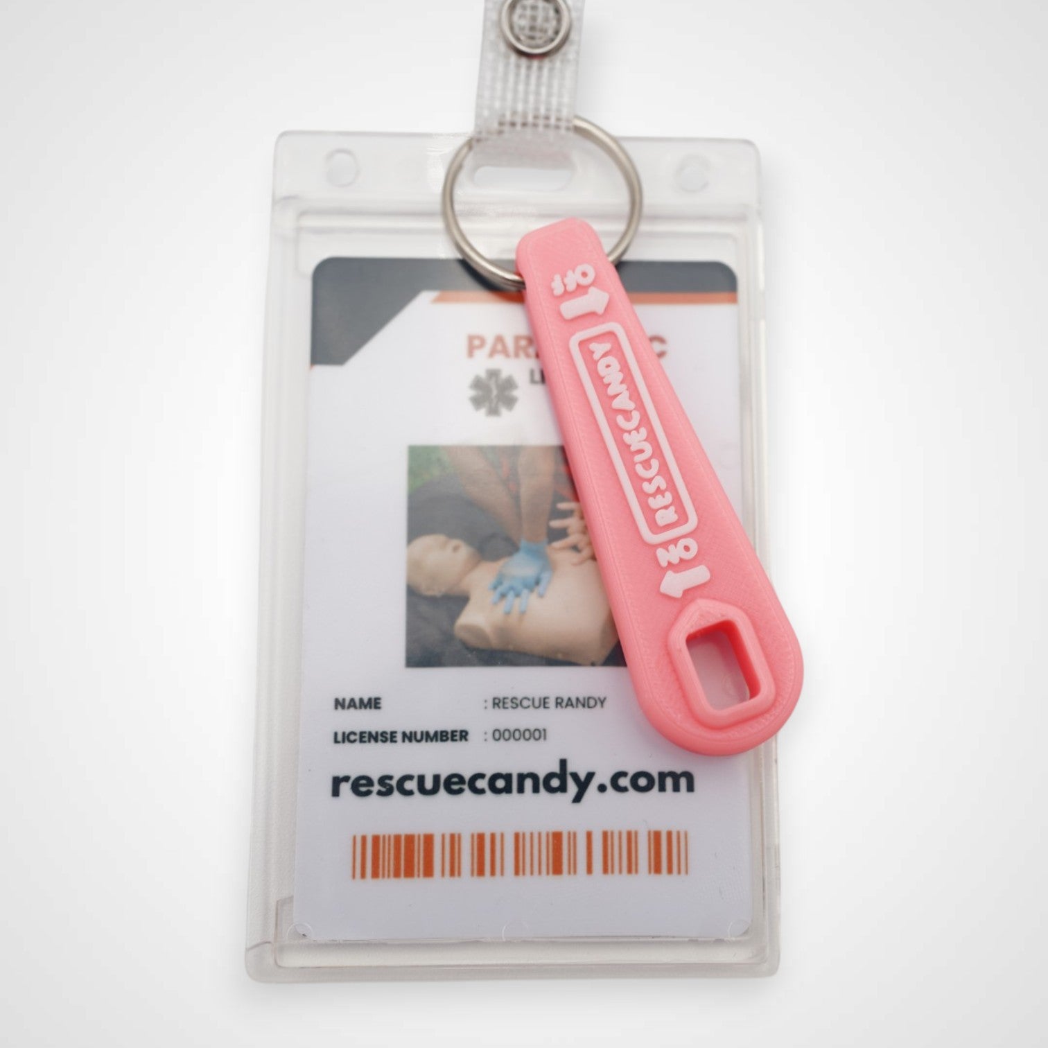 MISPRINT Pink Glow Orange Mini Oxygen Wrench