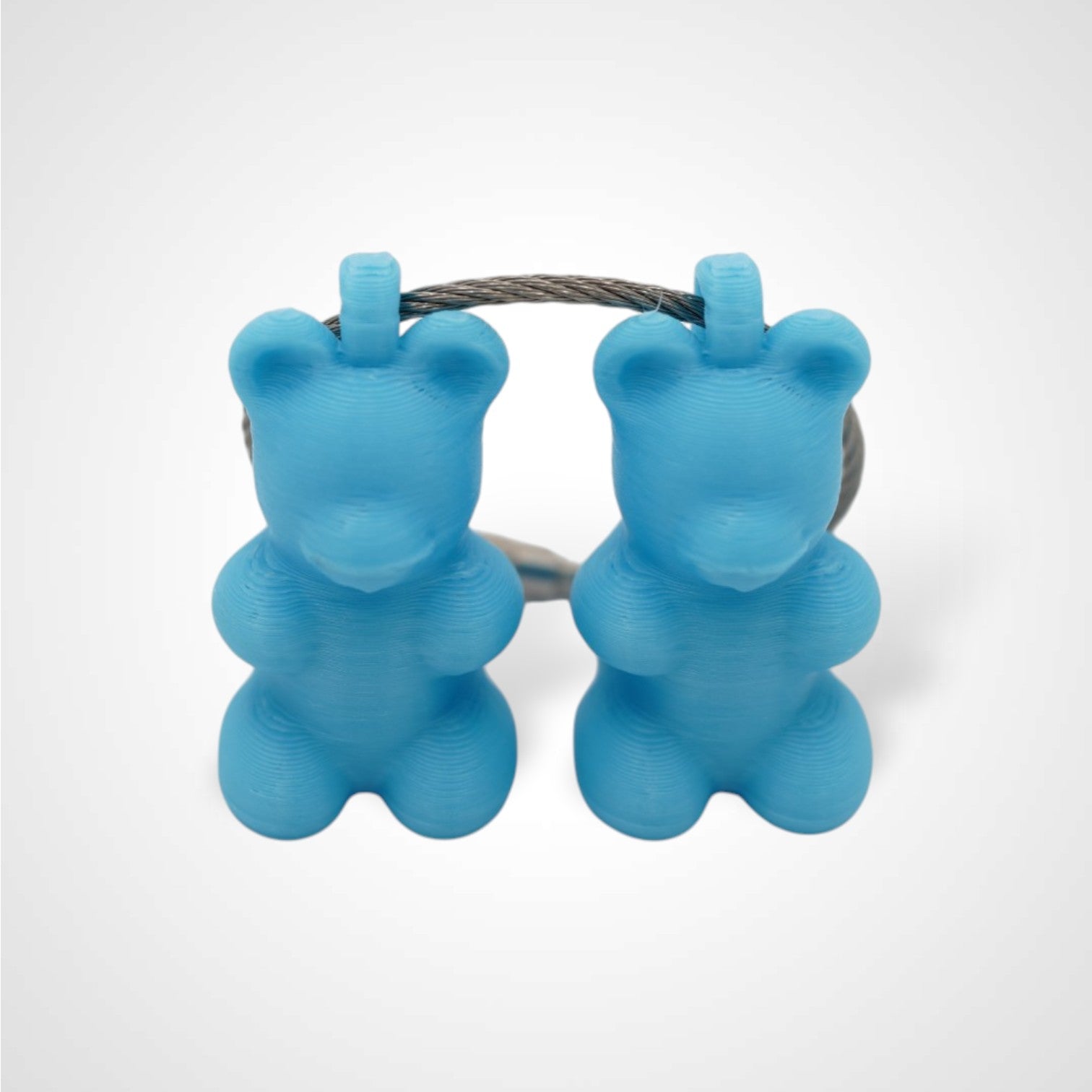 MISPRINT Blue Gummy Bear Cap Clip 2-pack