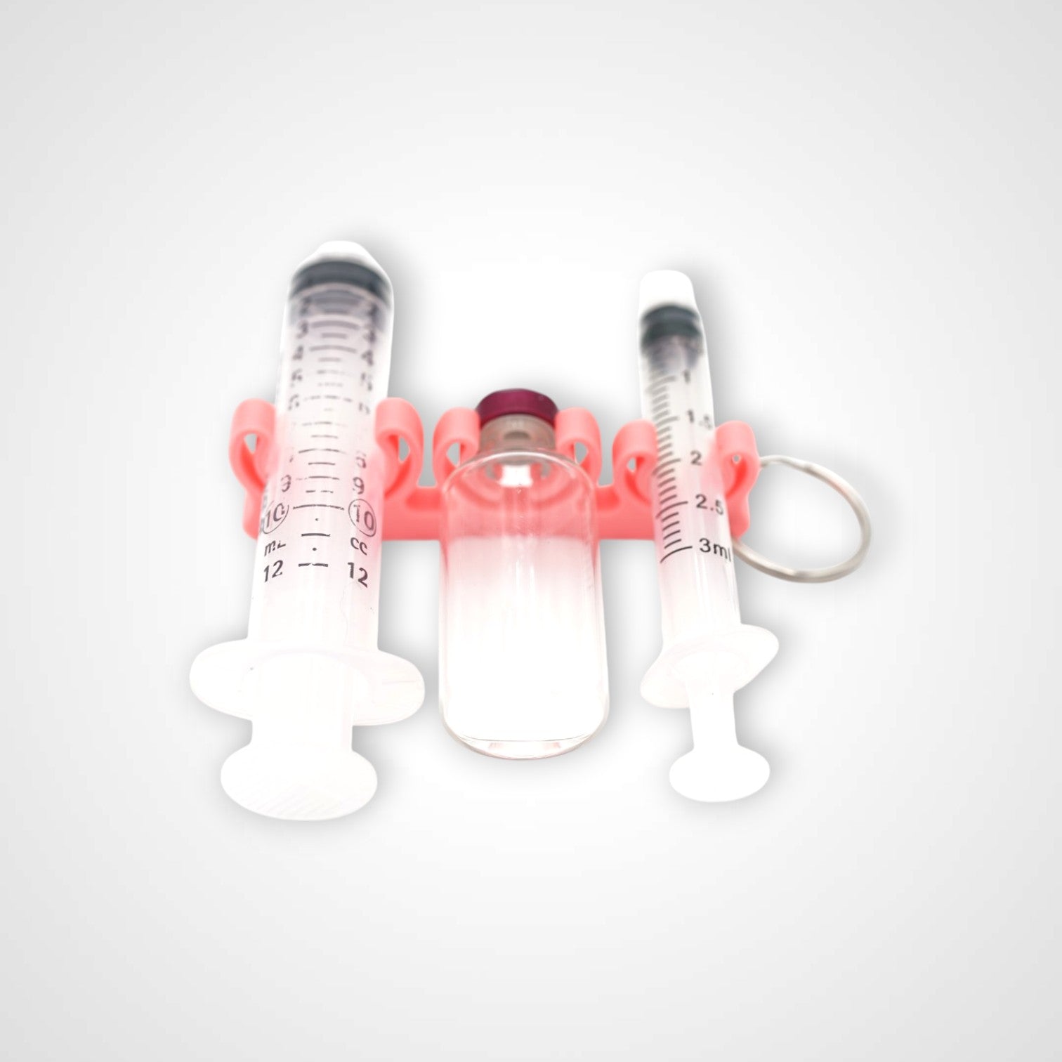 Pink Glow Orange Universal Syringe Barrel Holder