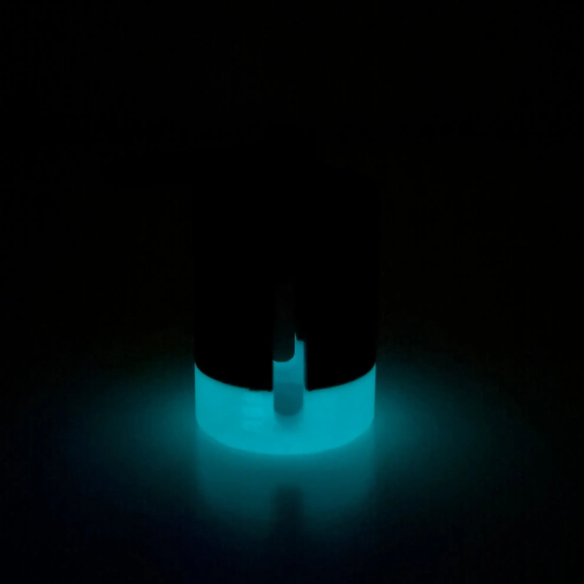 Black Glow Blue Stripe Vial Vault - Rescue Candy