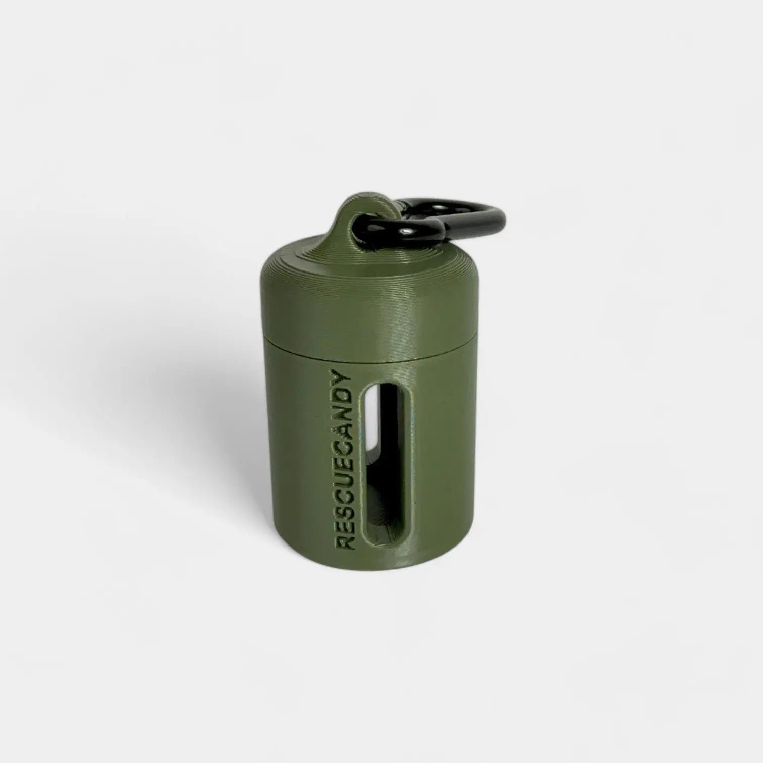 Army Green Solid Vial Vault - Rescue Candy