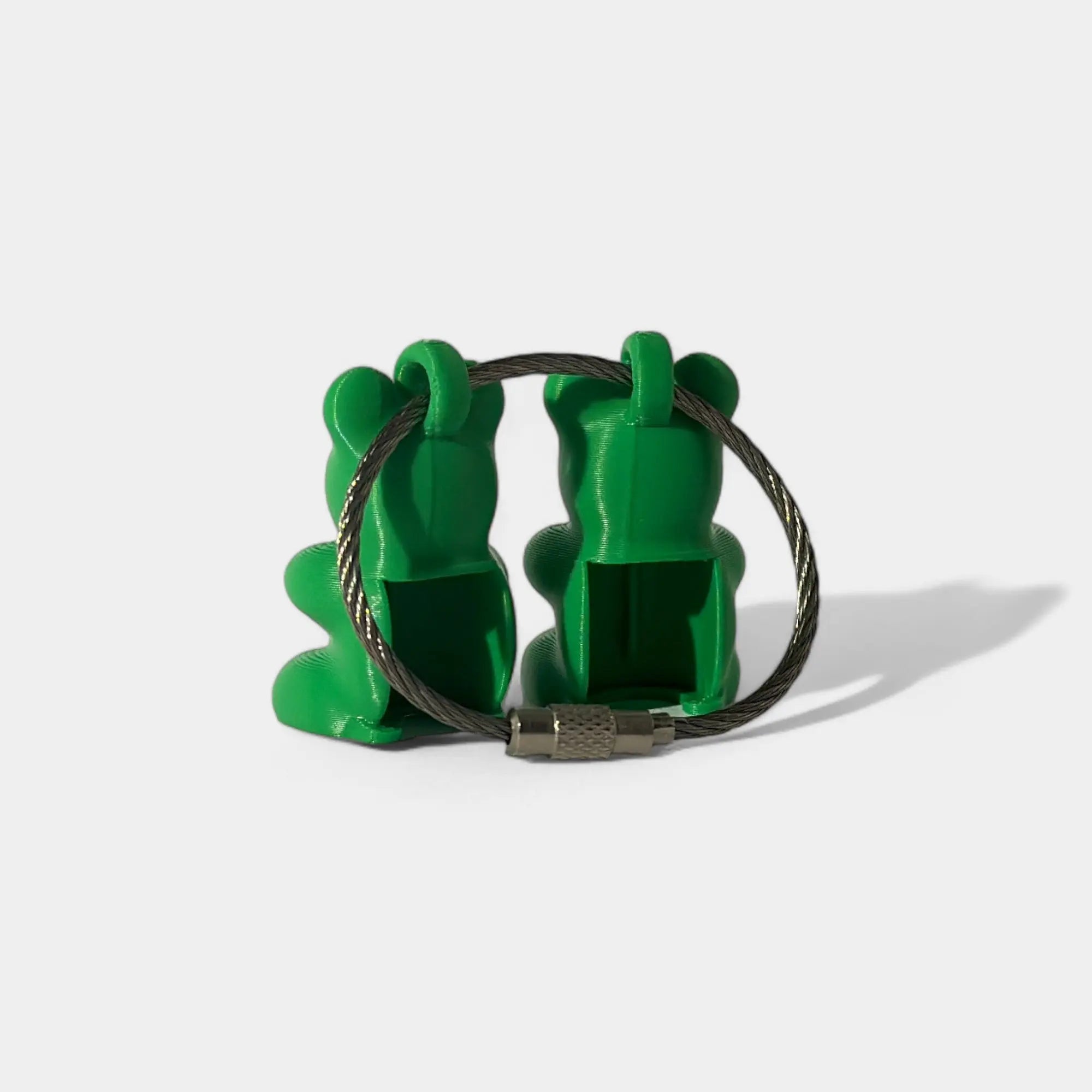 Green Gummy Bear Cap Clip 2-pack - RescueCandy