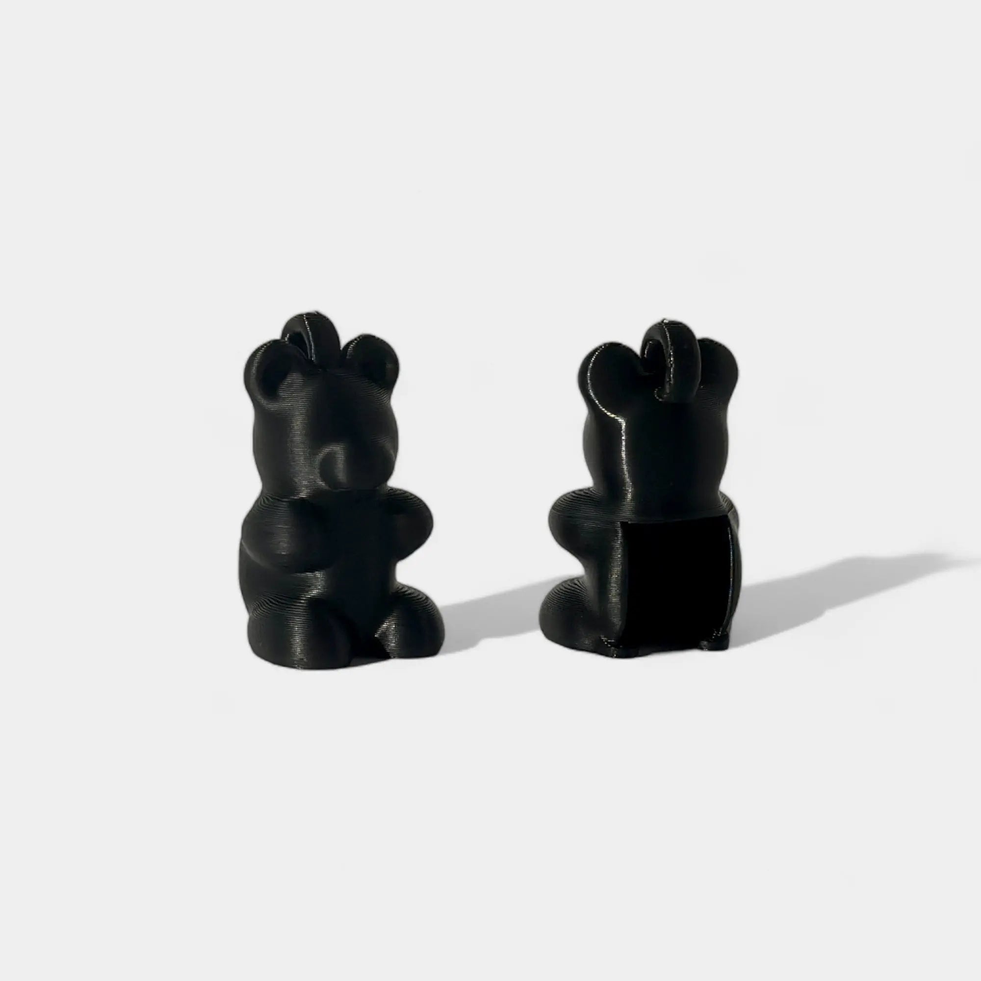 Black Gummy Bear Cap Clip 2-pack - RescueCandy