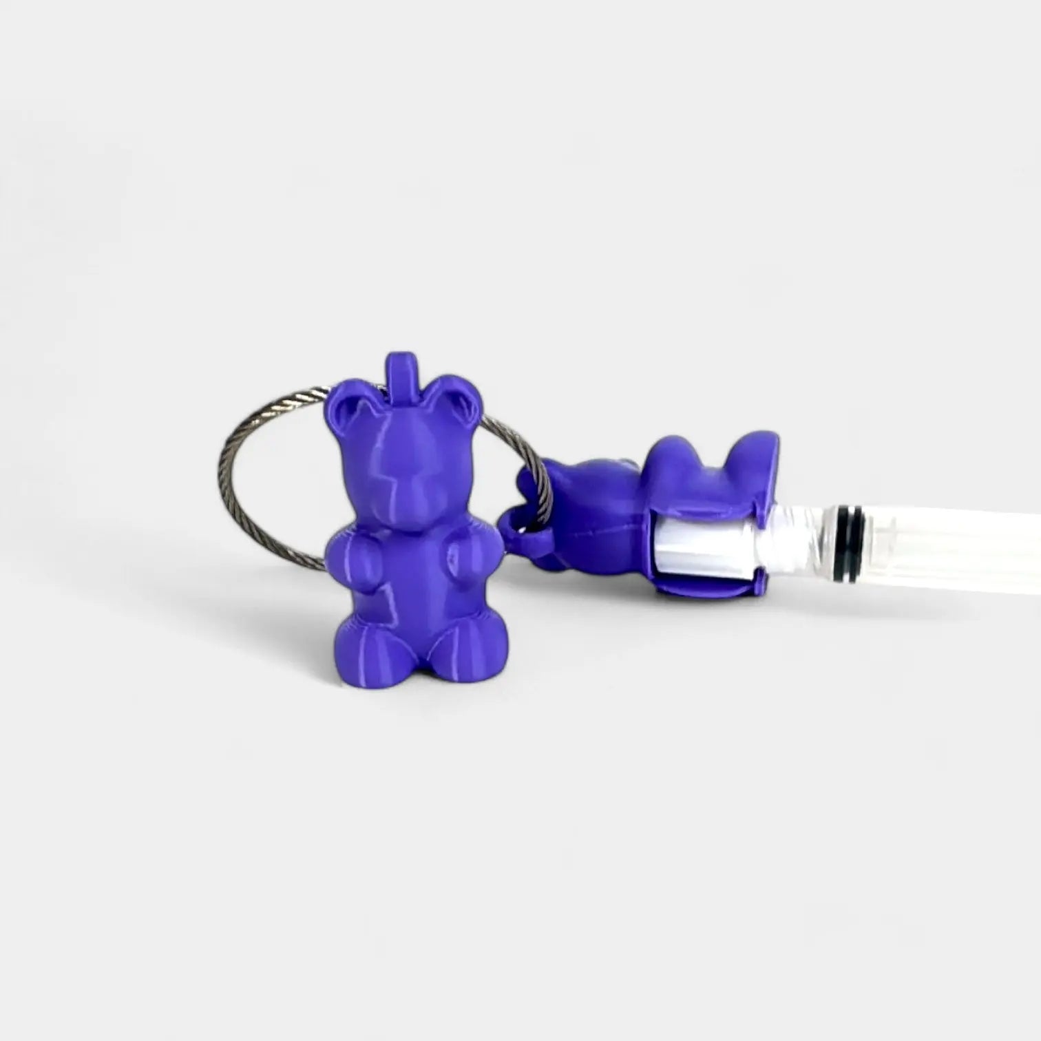 Purple Gummy Bear Cap Clip 2-pack - Rescue Candy