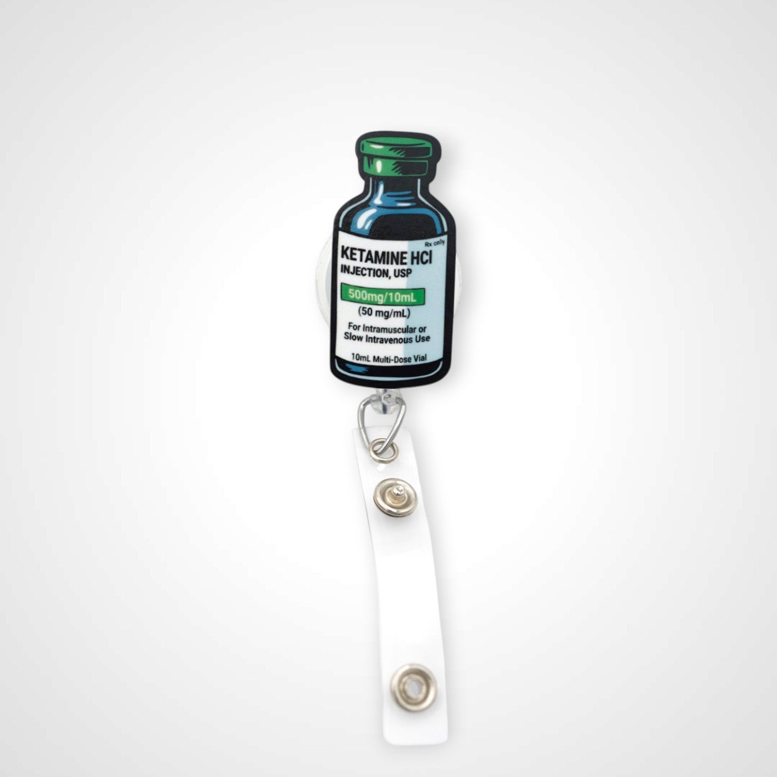Ket Vial Badge Reel