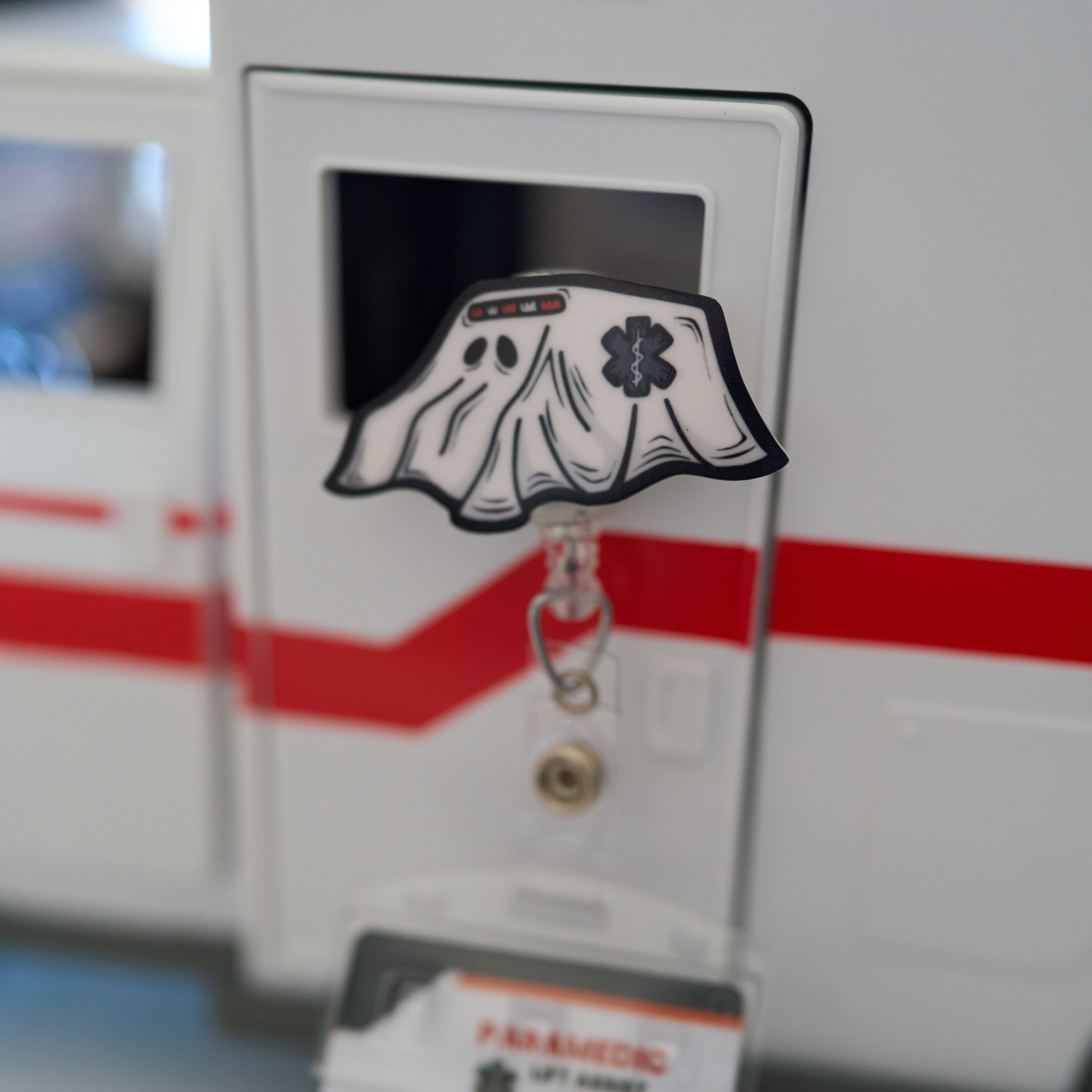 Boo Boo Bus Badge Reel