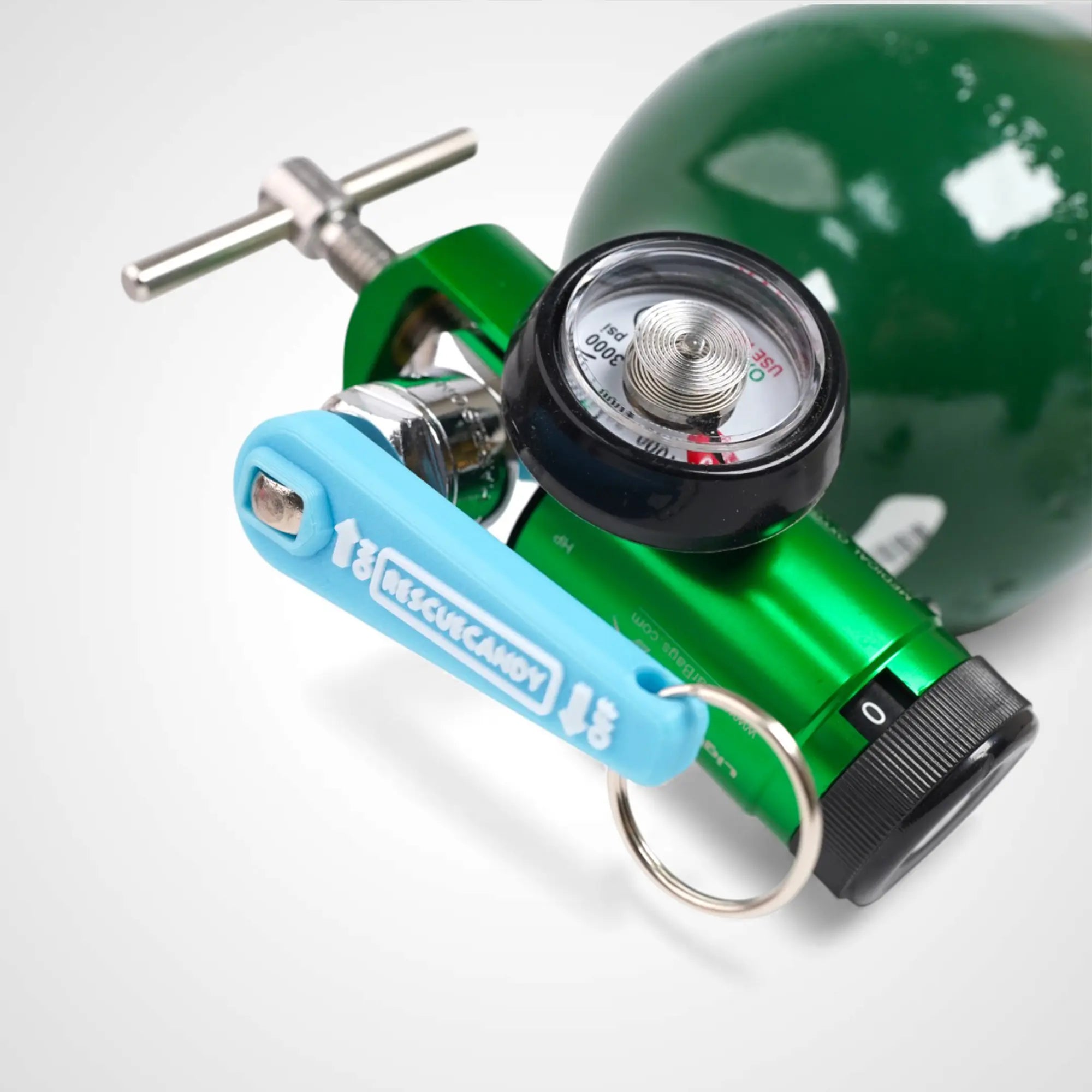 Blue Glow Teal Oxygen Wrench - Rescue Candy