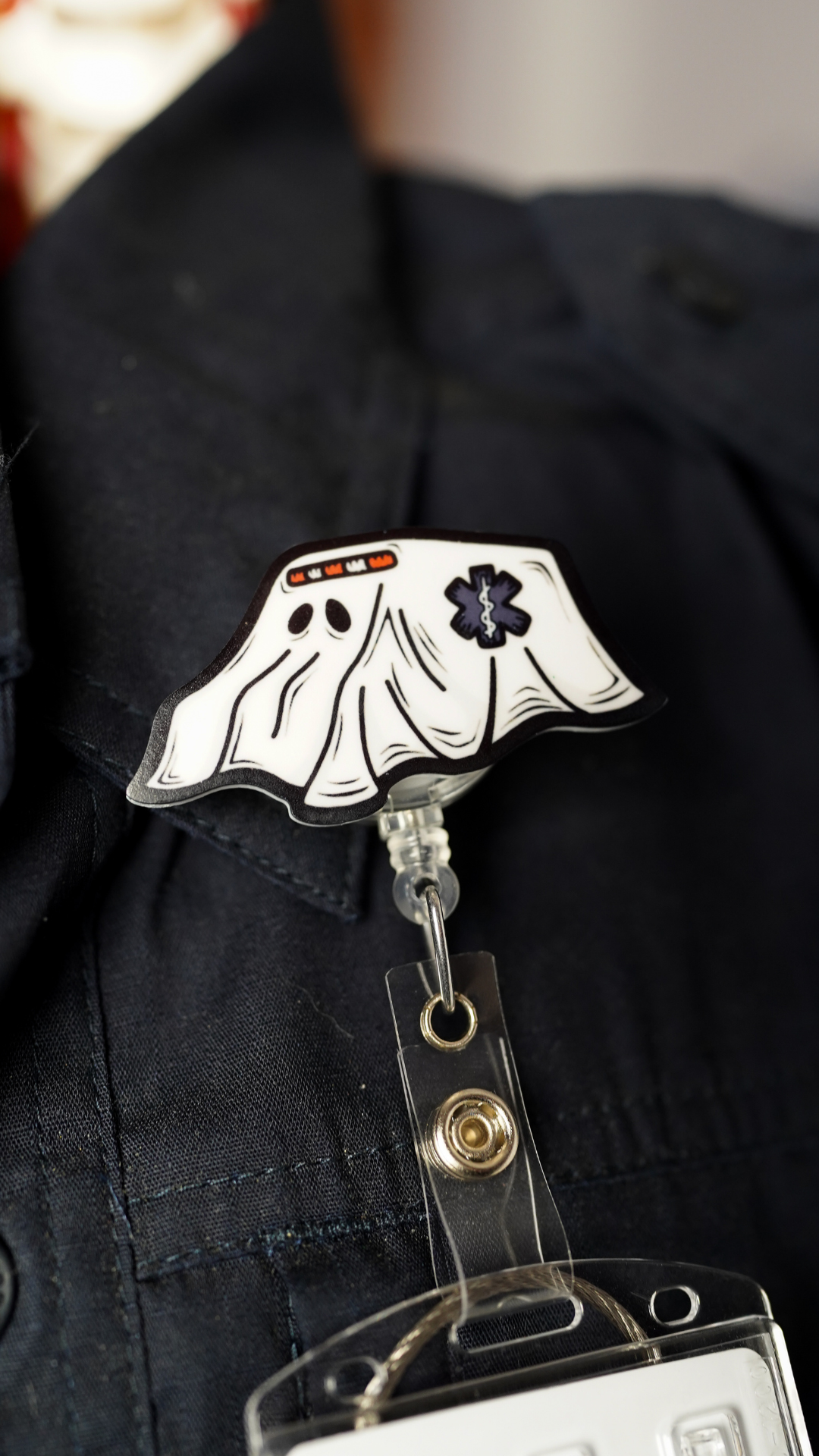 Boo Boo Bus Badge Reel