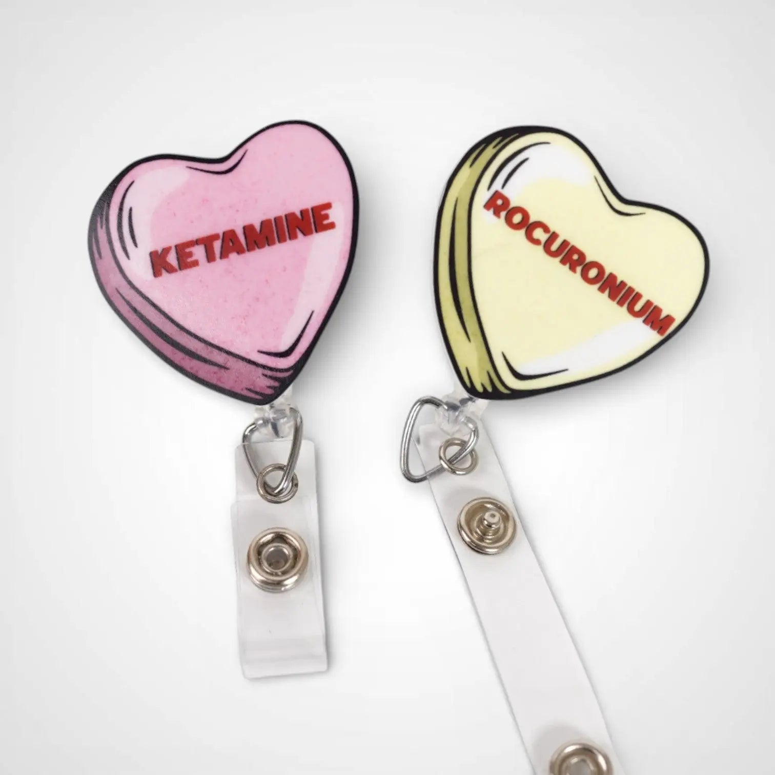 Ketamine and Roc Candy Hearts Partner Badge Reels - Rescue Candy