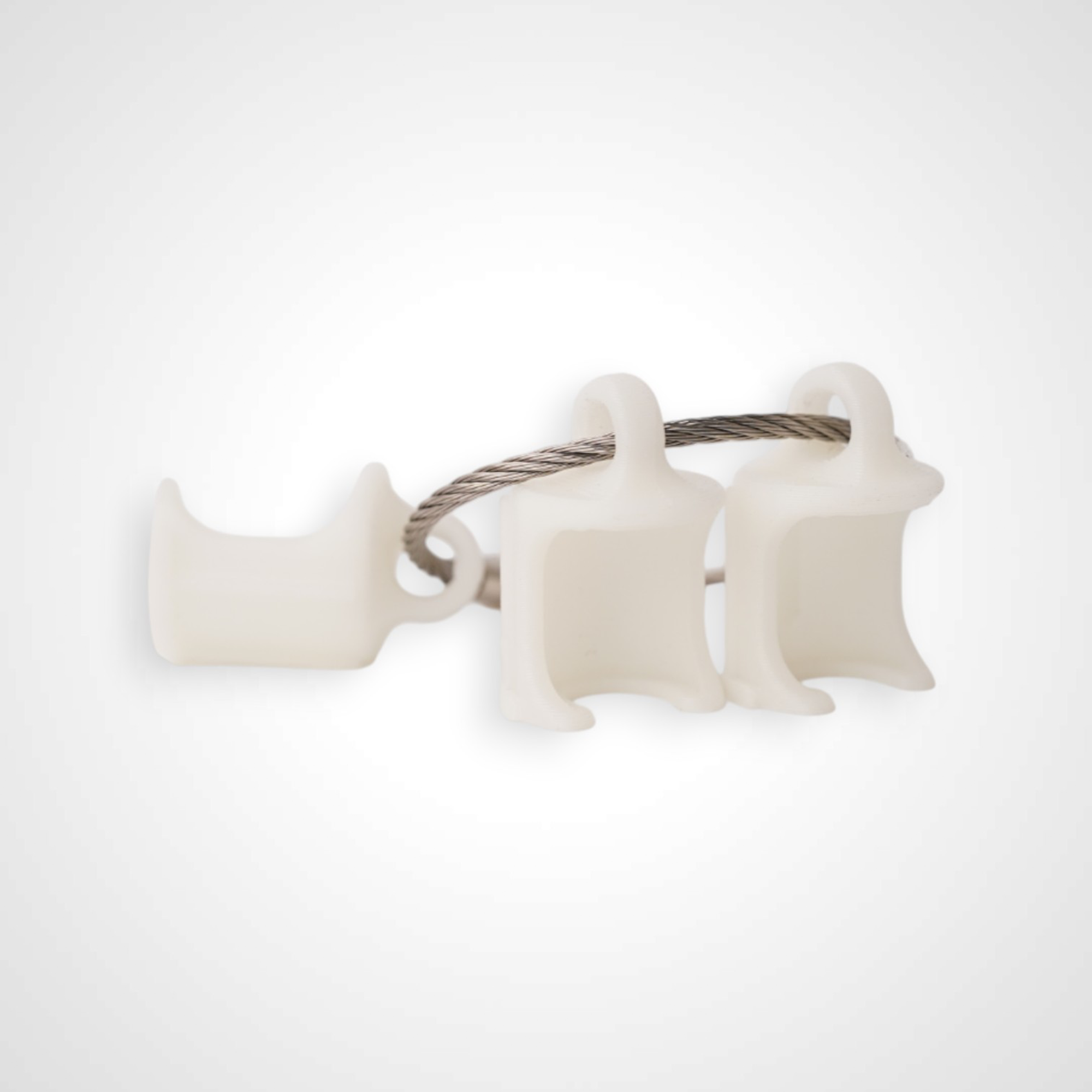 Glow Faux Flush Cap Clip 3-pack