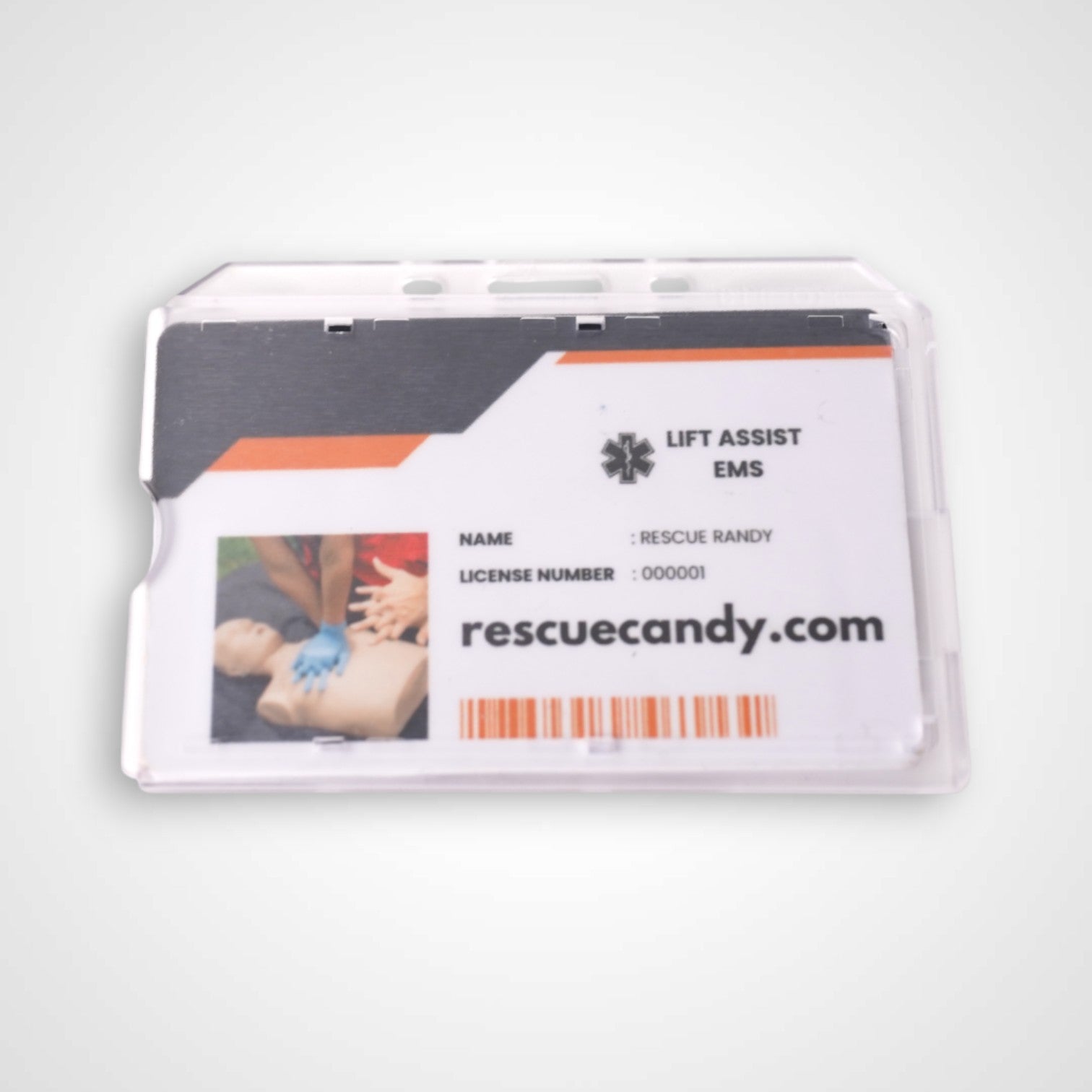 Horizontal Full Rigid Badge Holder