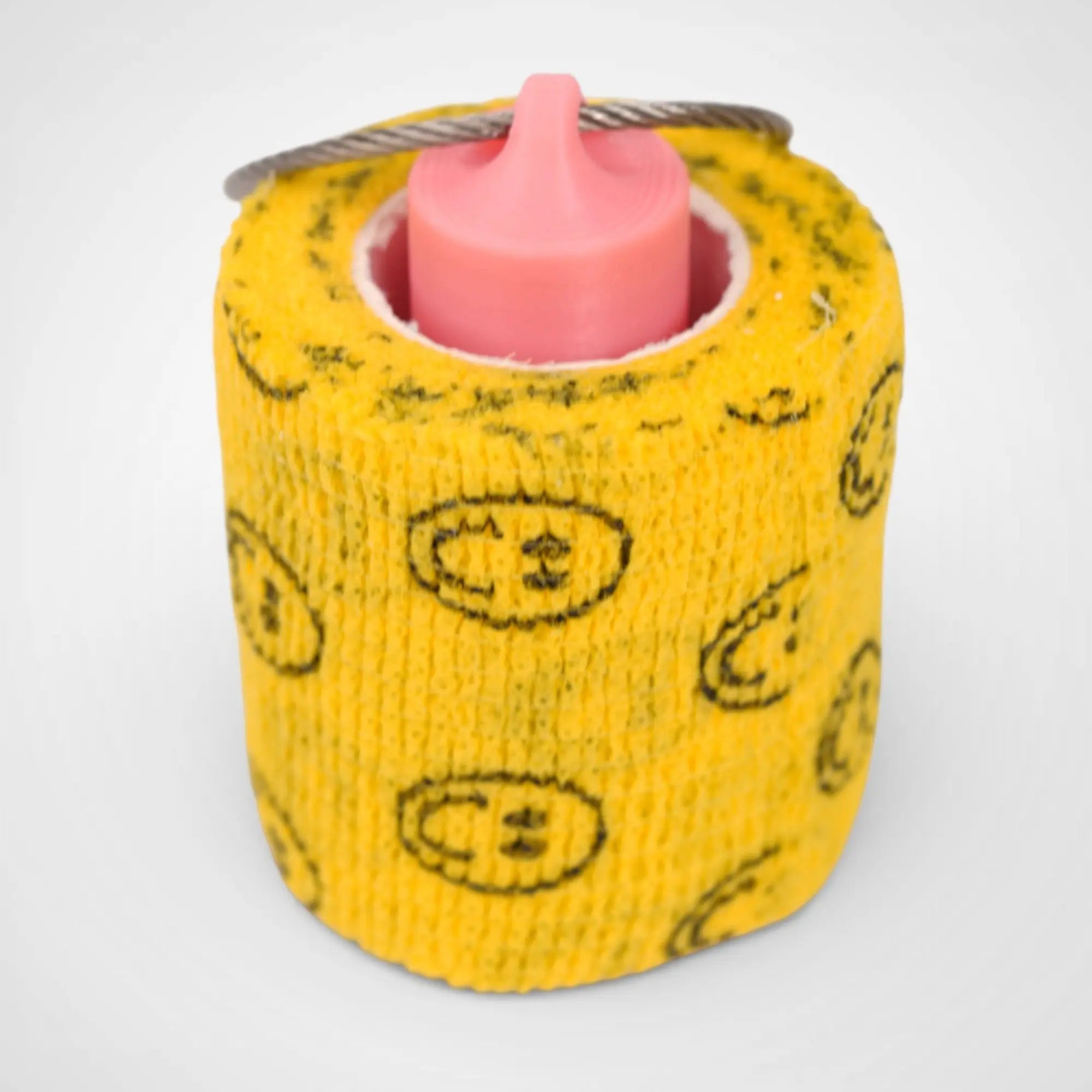 Pink Glow Orange Roll Holder 1-pack - Rescue Candy