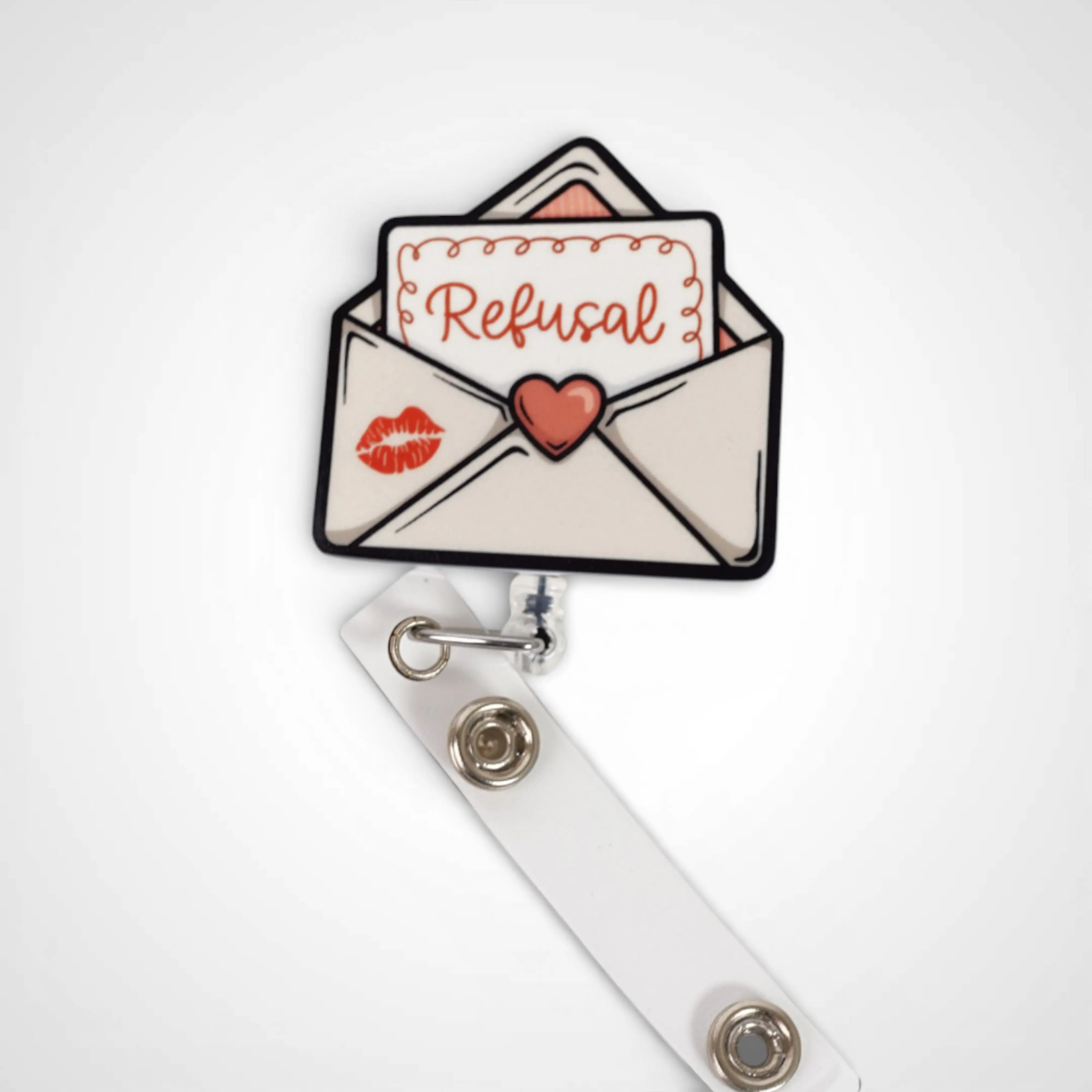Love Letter Badge Reel - Rescue Candy