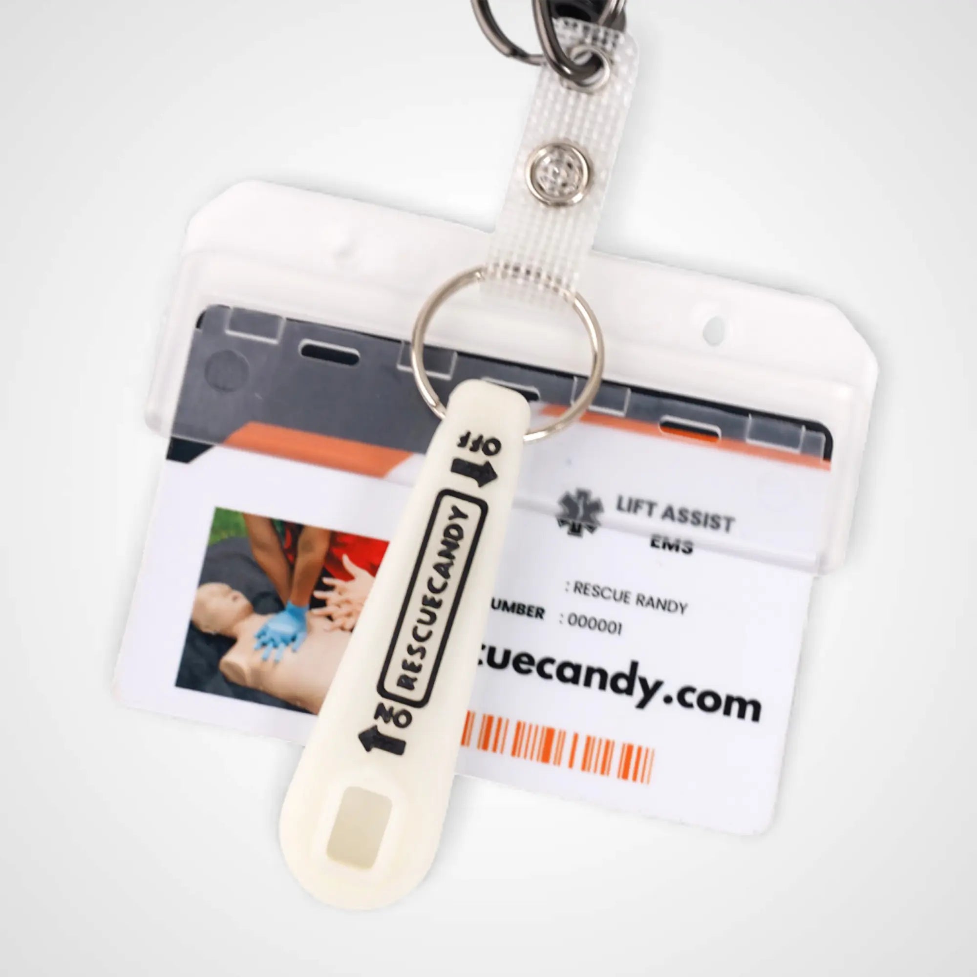 White Glow Blue Oxygen Wrench - Rescue Candy