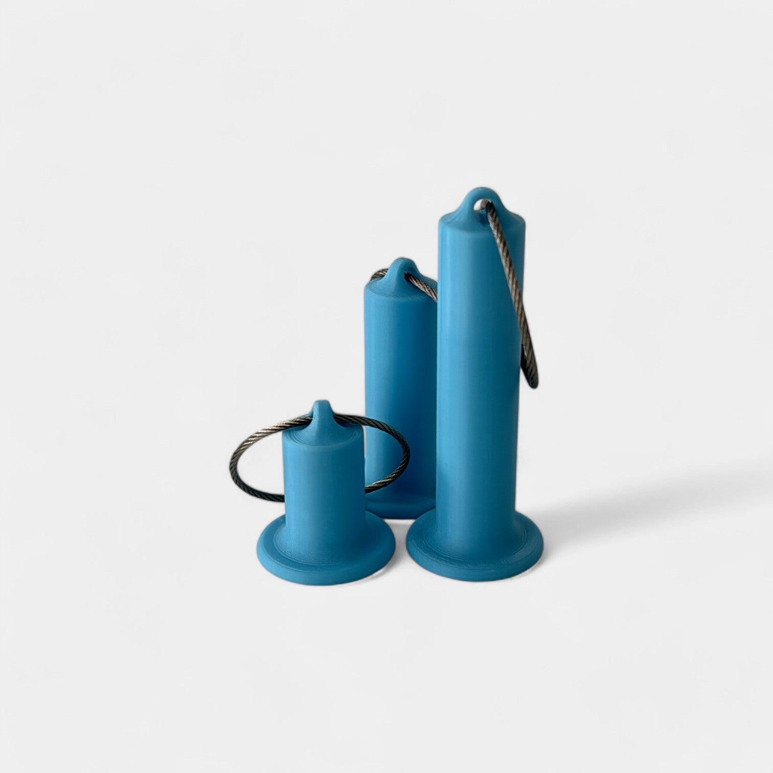 a compact blue glow teal roll holder to hold and tape and coban for EMS, paramedics, EMT's, nurses, flightmed, vetmed, and athletic trainers