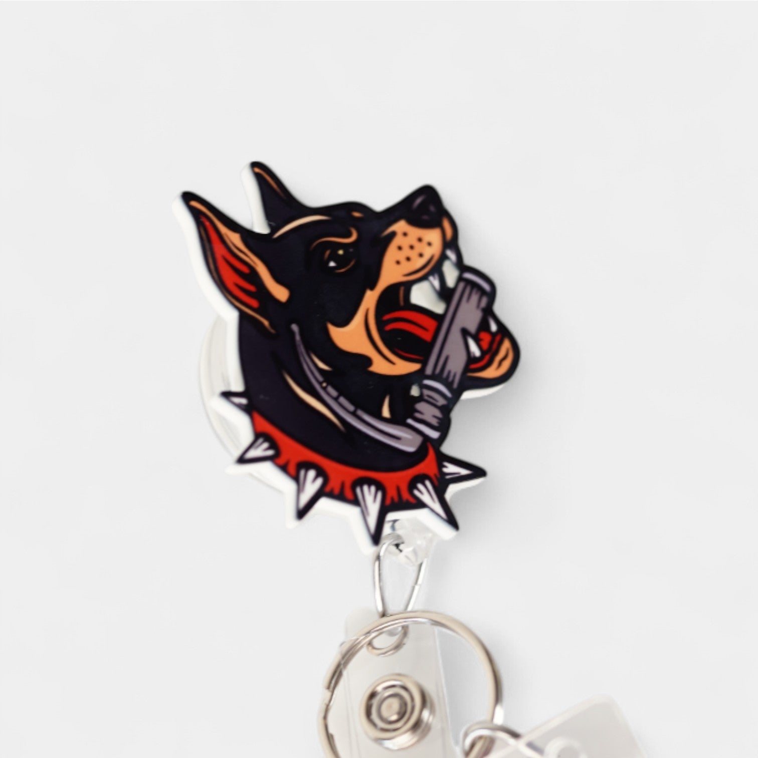 Doberman Badge Reel