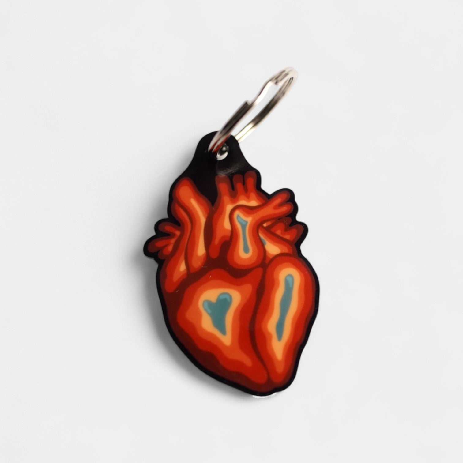 Colorful Heart Keychain