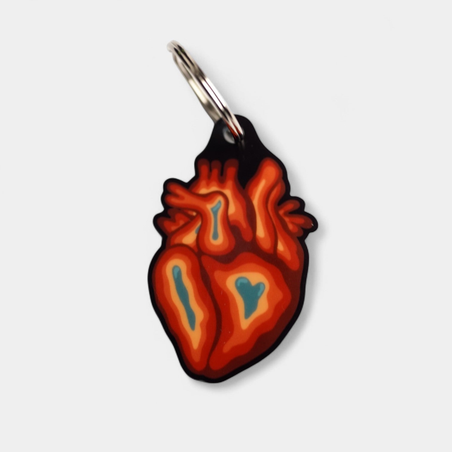 Colorful Heart Keychain