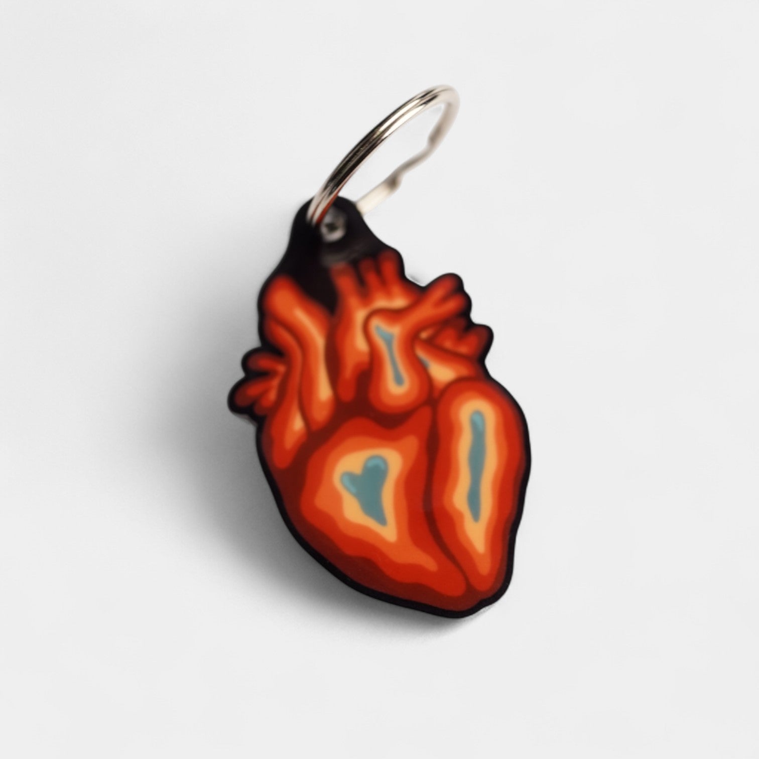 Colorful Heart Keychain