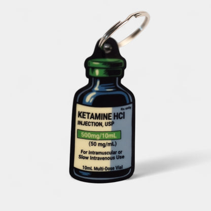 Ketamine Vial Keychain