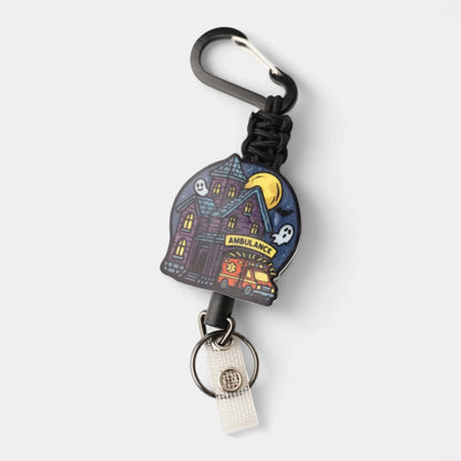 Haunted Station Badge Reel - Rescue Candy