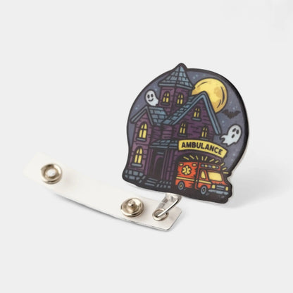 Haunted Station Badge Reel - Rescue Candy