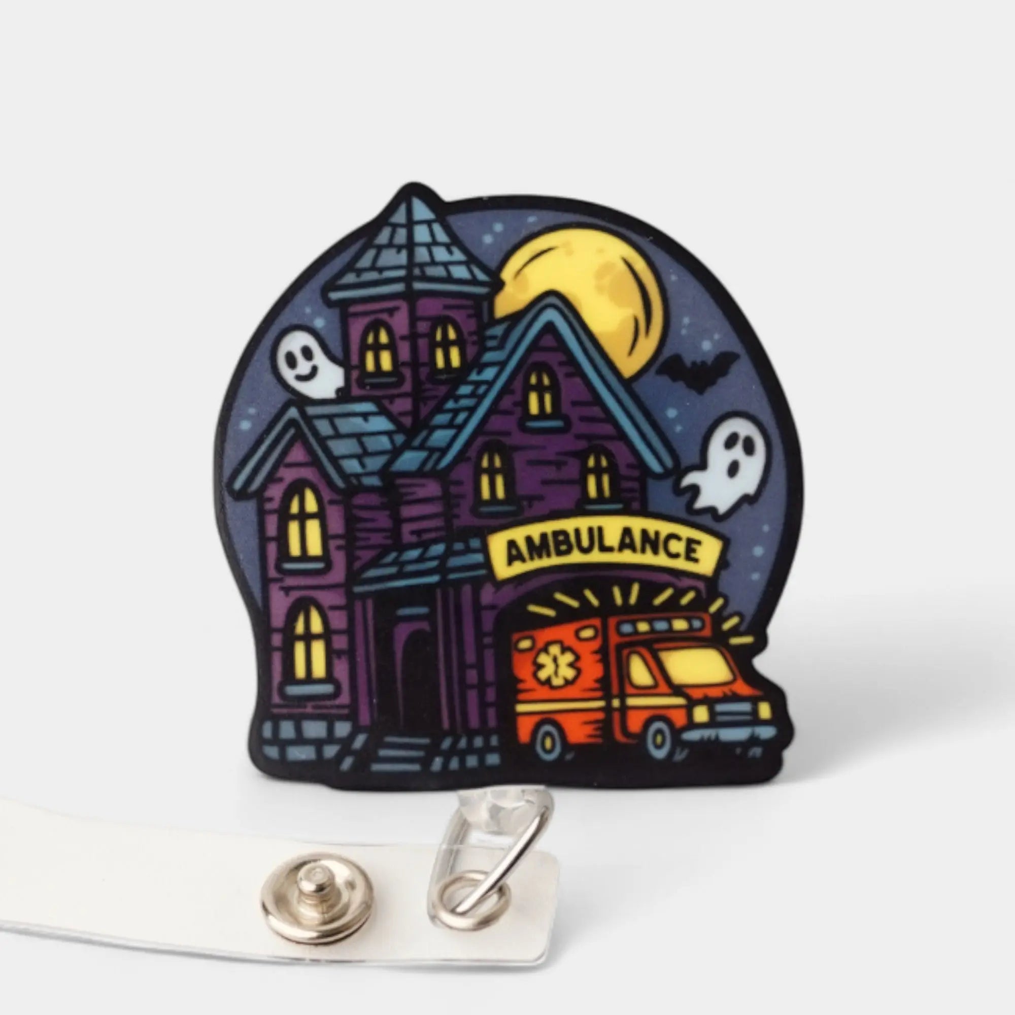 Haunted Station Badge Reel - Rescue Candy